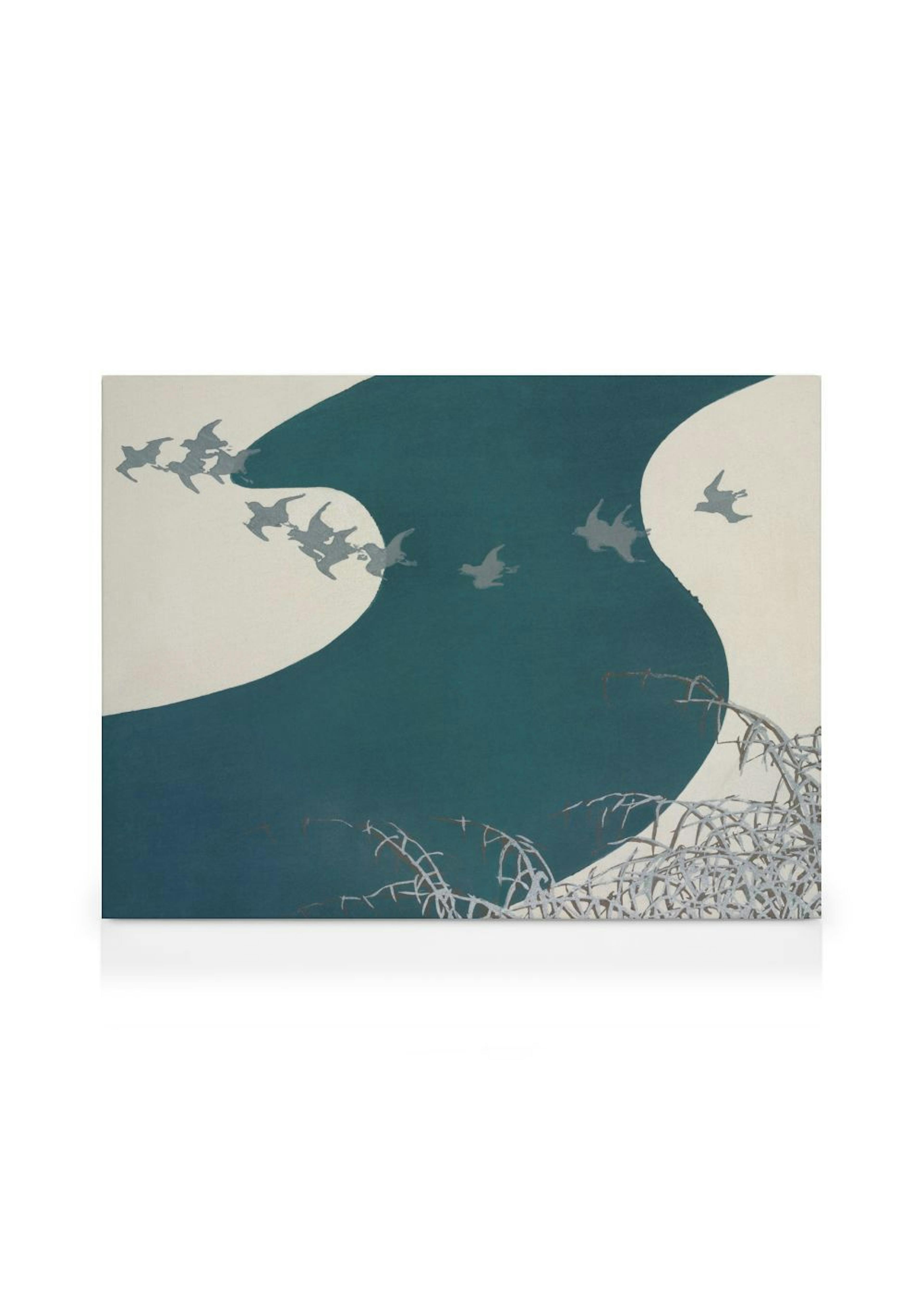 Kamisaka Sekka - Birds from Momoyogusa Canvas print