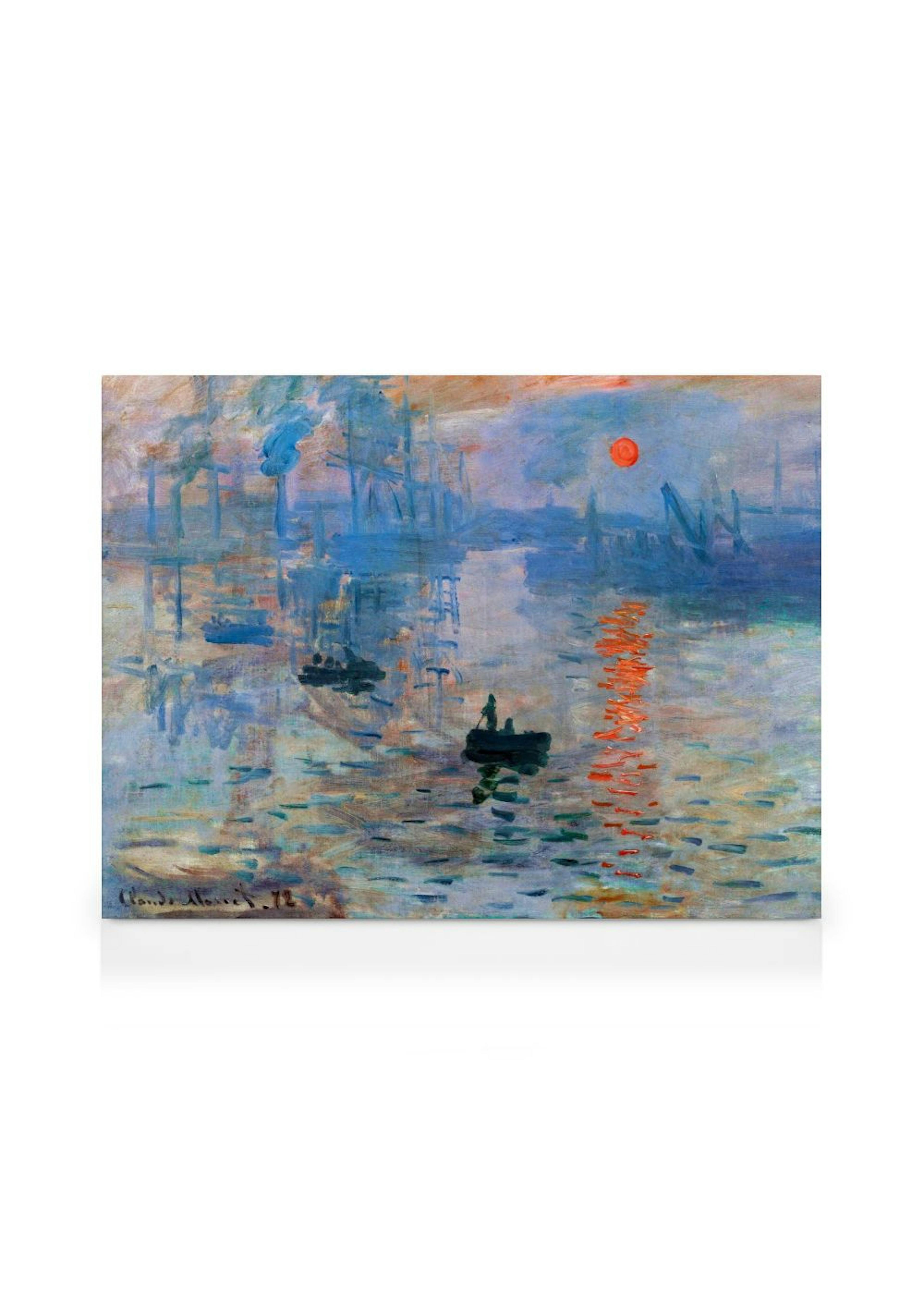Monet - Impression, Sunrise Canvas print