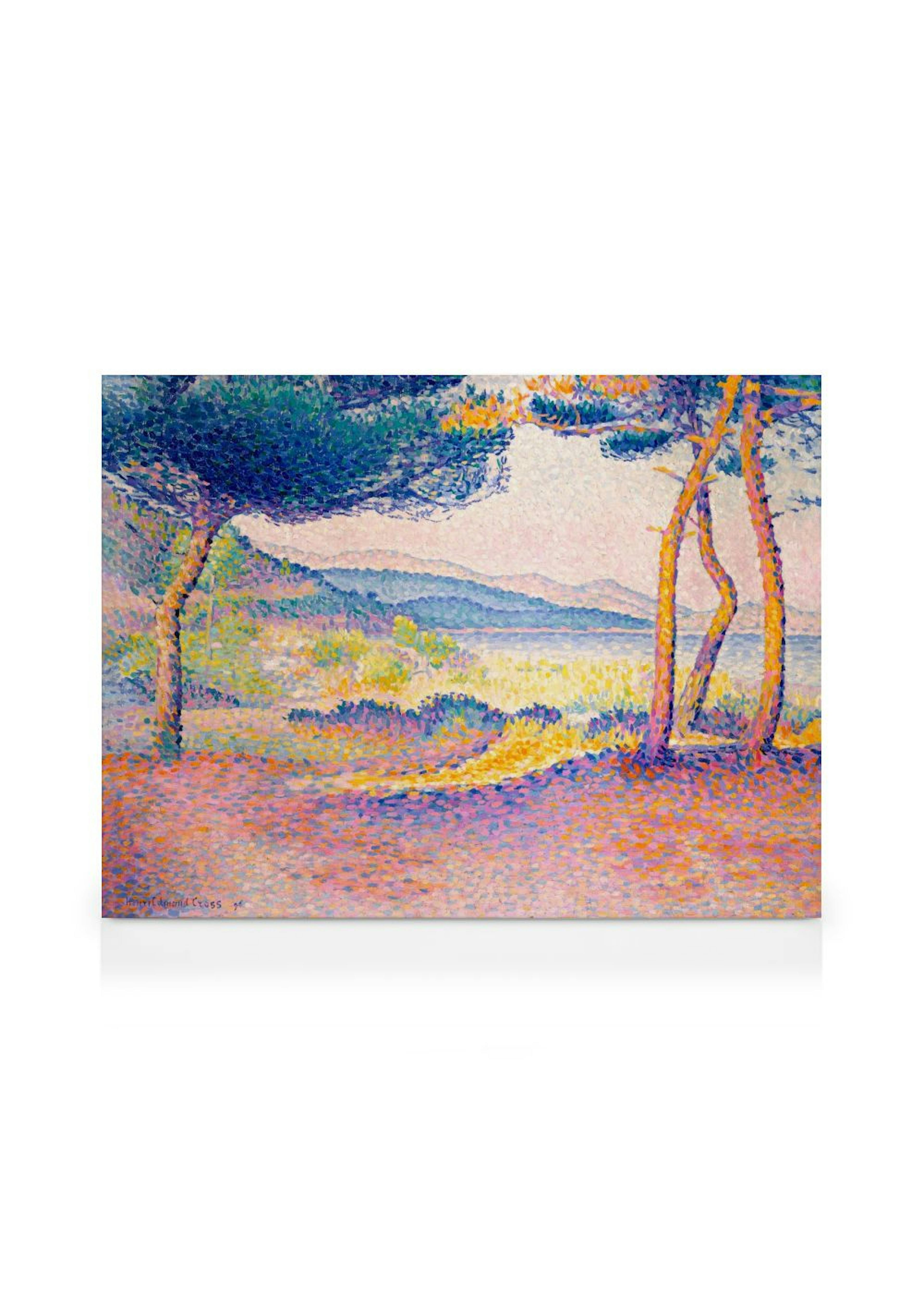 Henri-Edmond Cross - Pines Along the Shore Canvas print