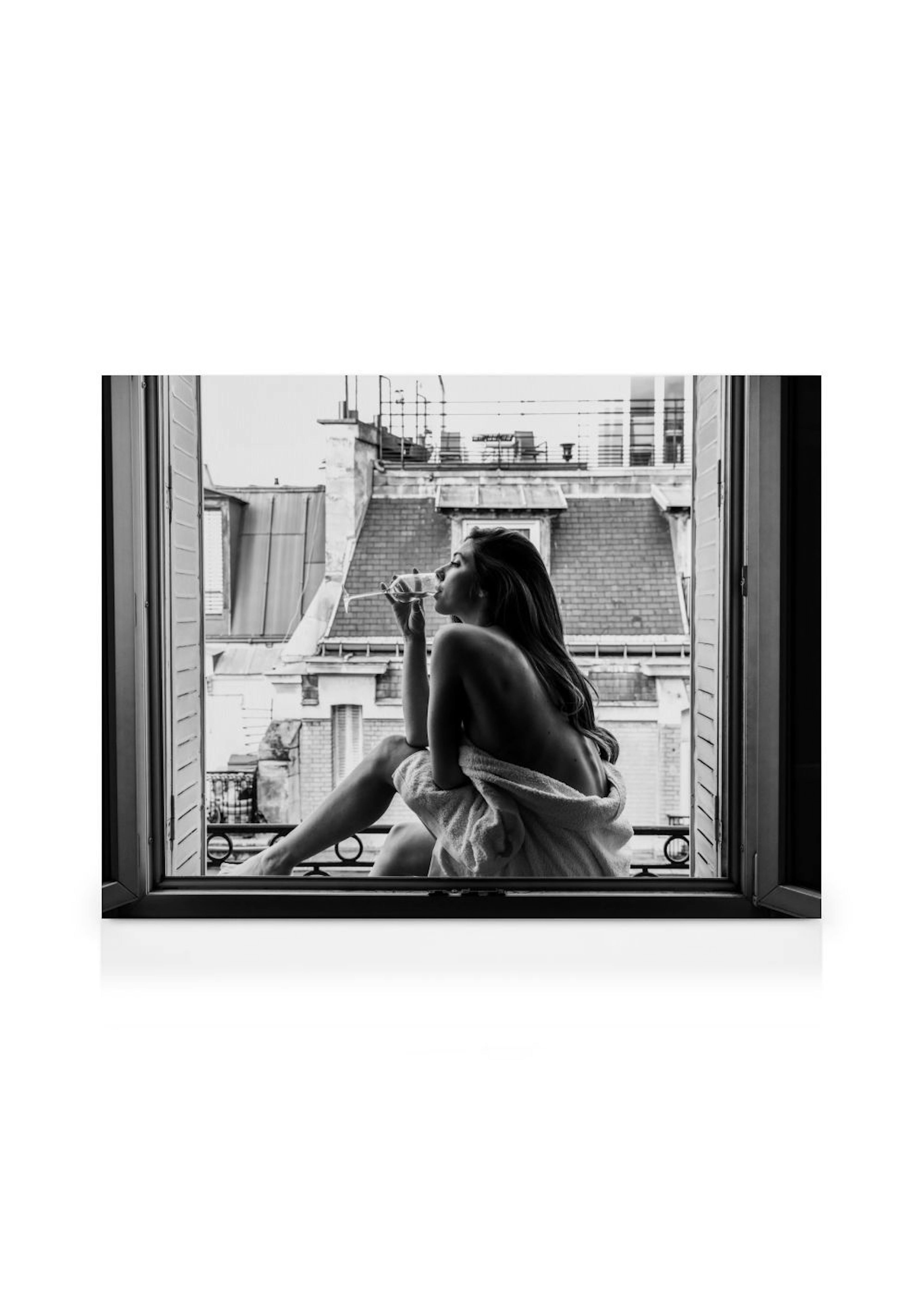 A Sip of Wine Canvas print