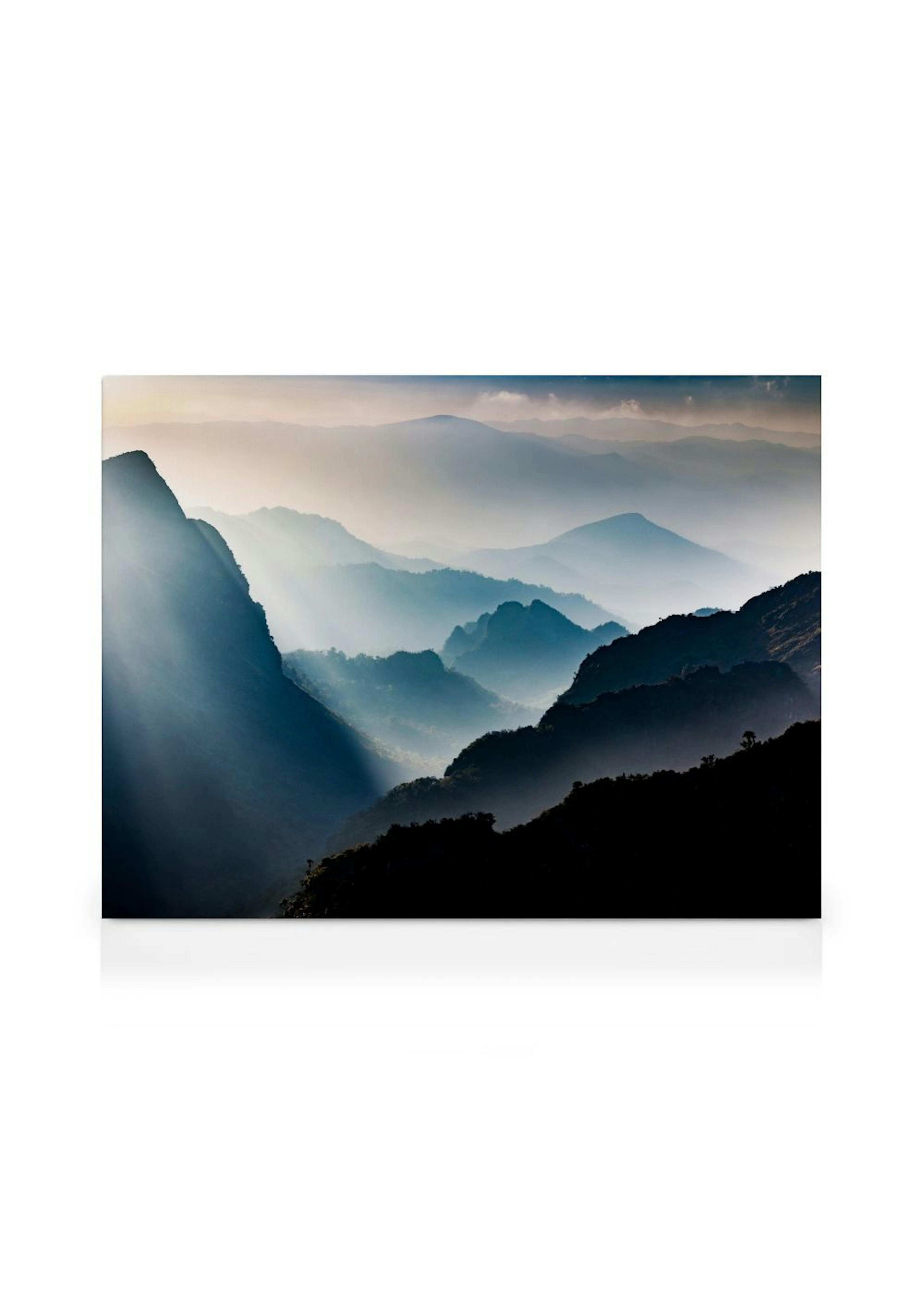 Foggy Mountain View Canvas print