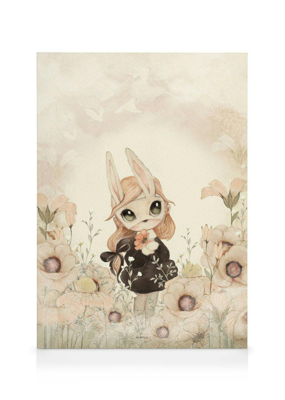Canvas Prints Miss Ida Canvas print (50x70 cm - Oak Frame)