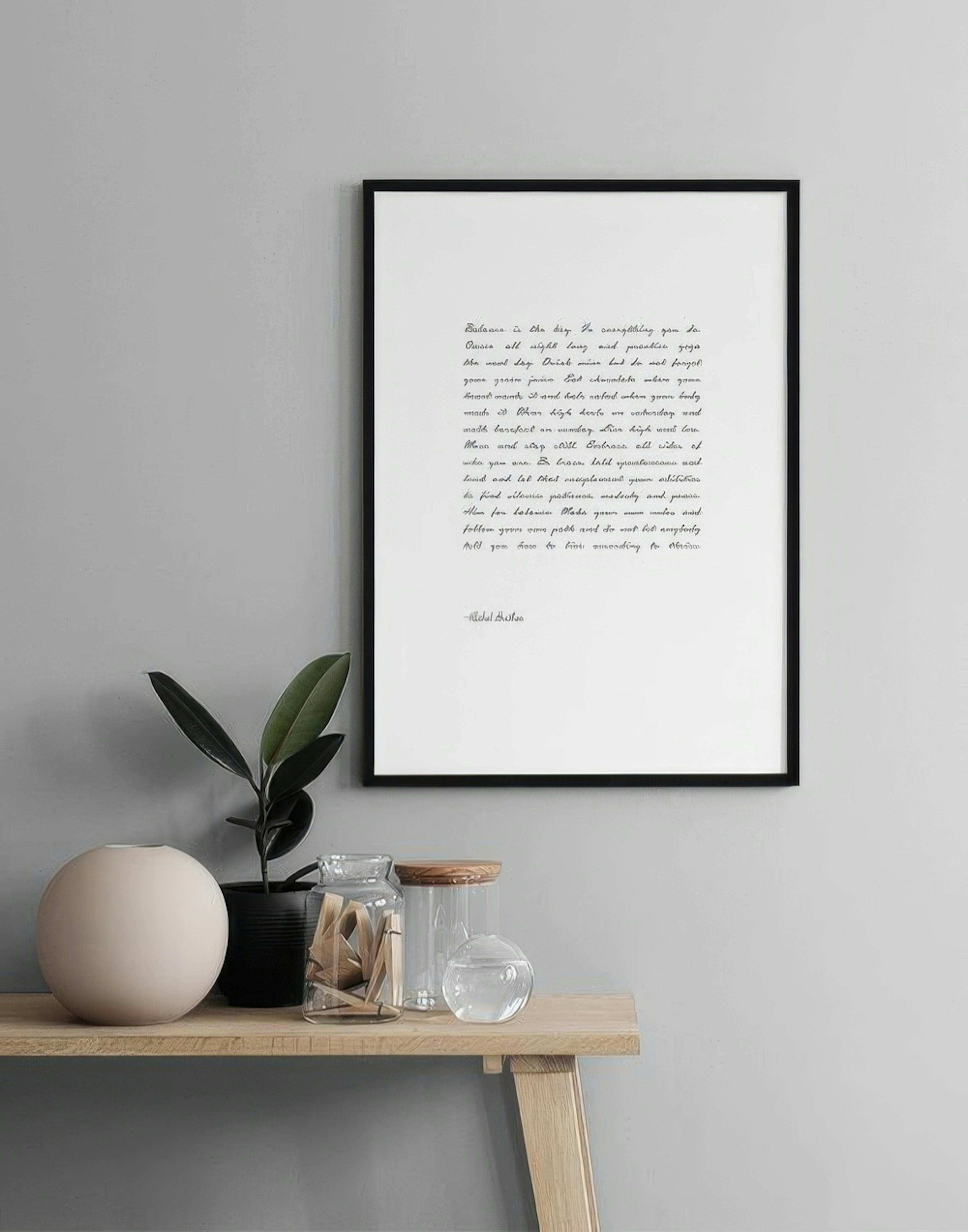 Balance, Print