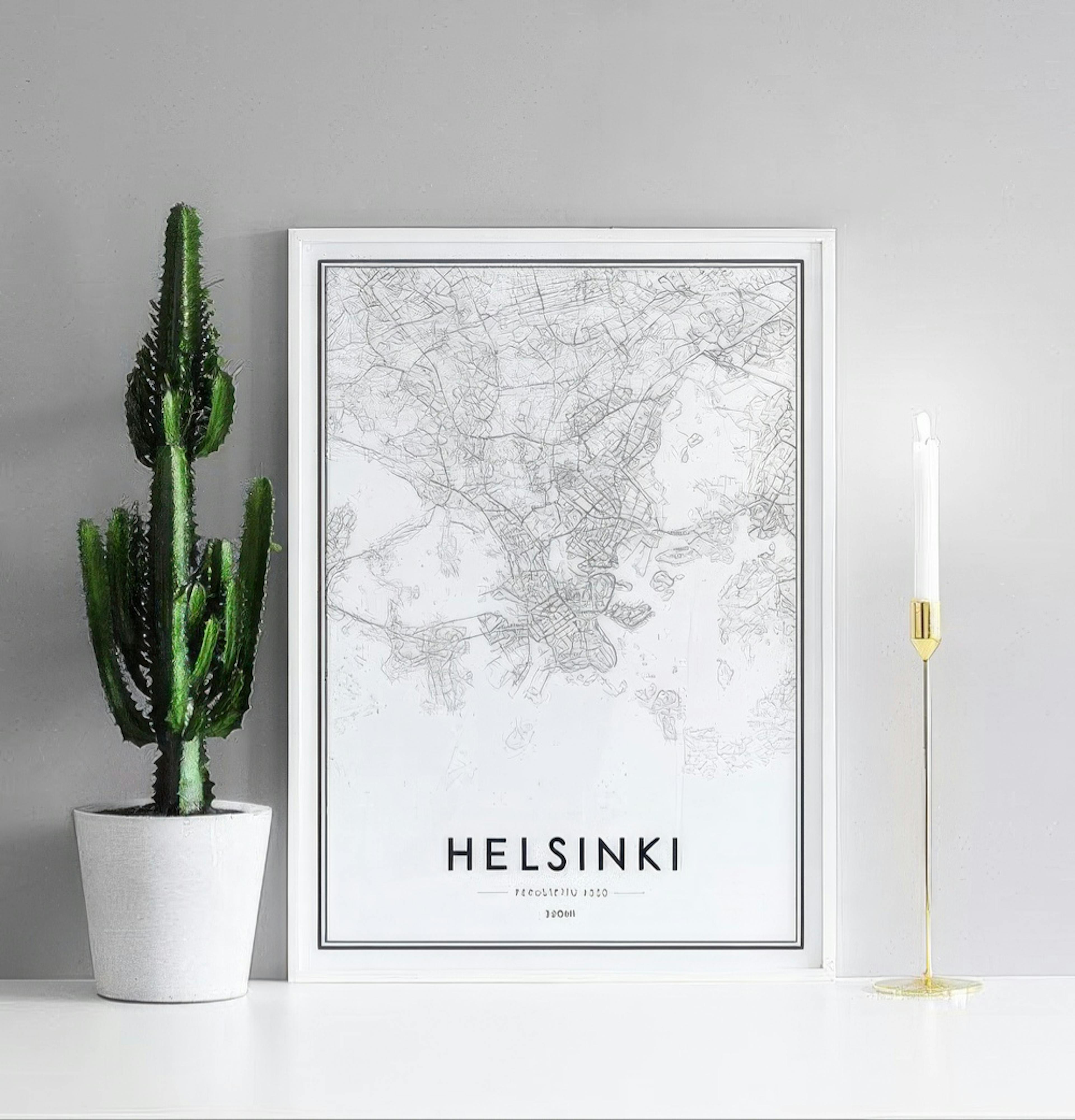 Helsinki Map, Print