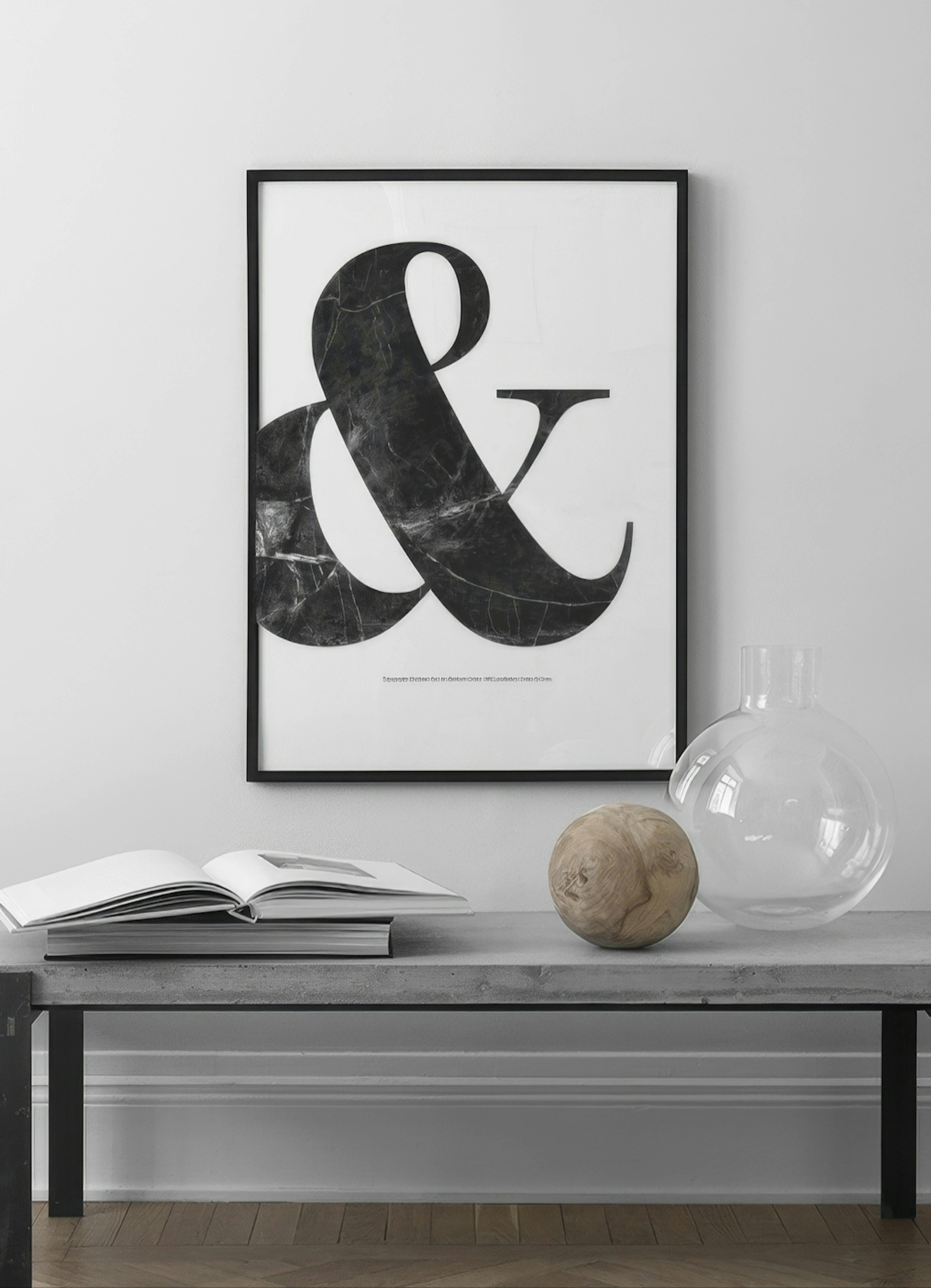 & Black Marble, Print