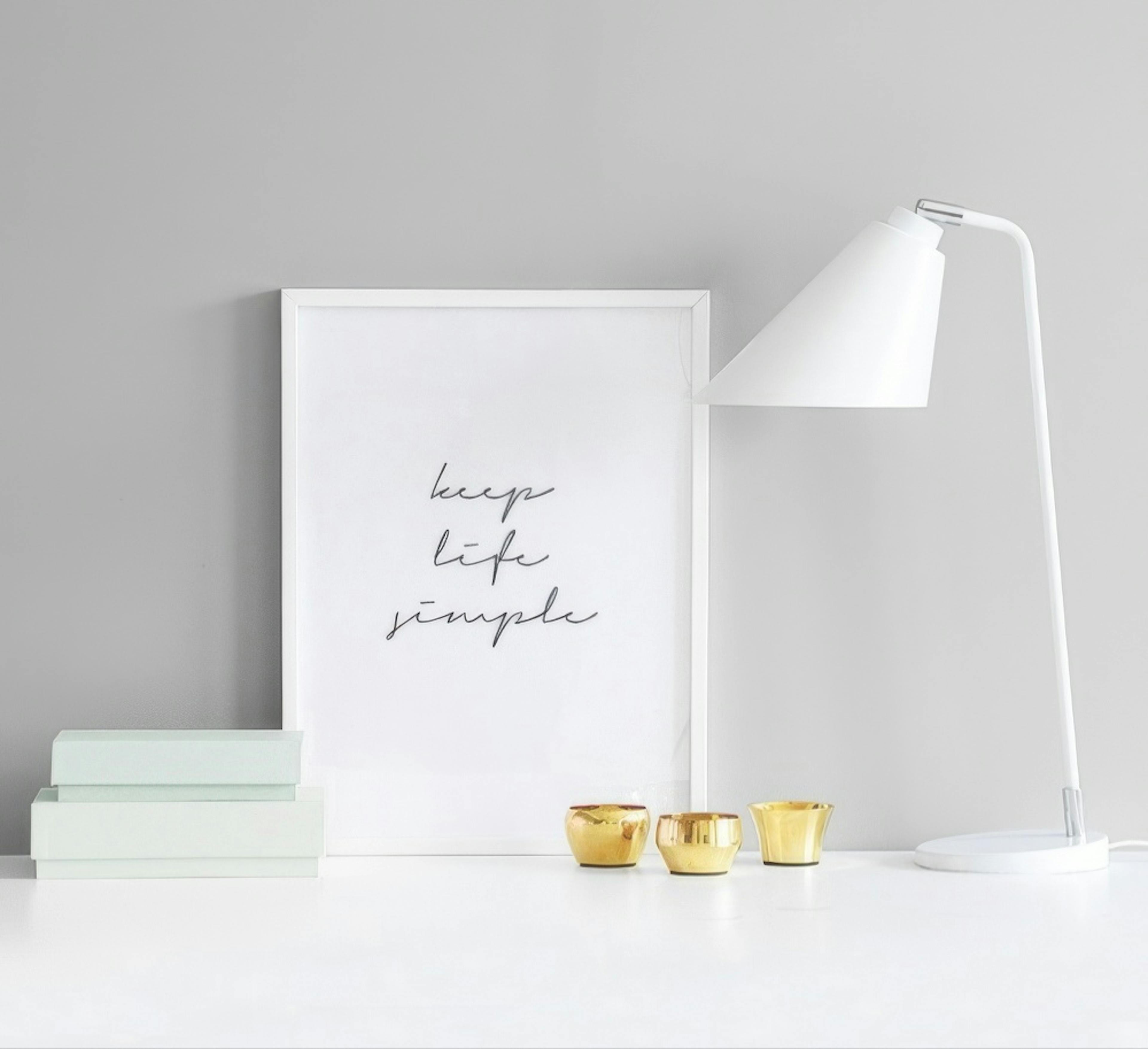 Keep Life Simple, Plakátt