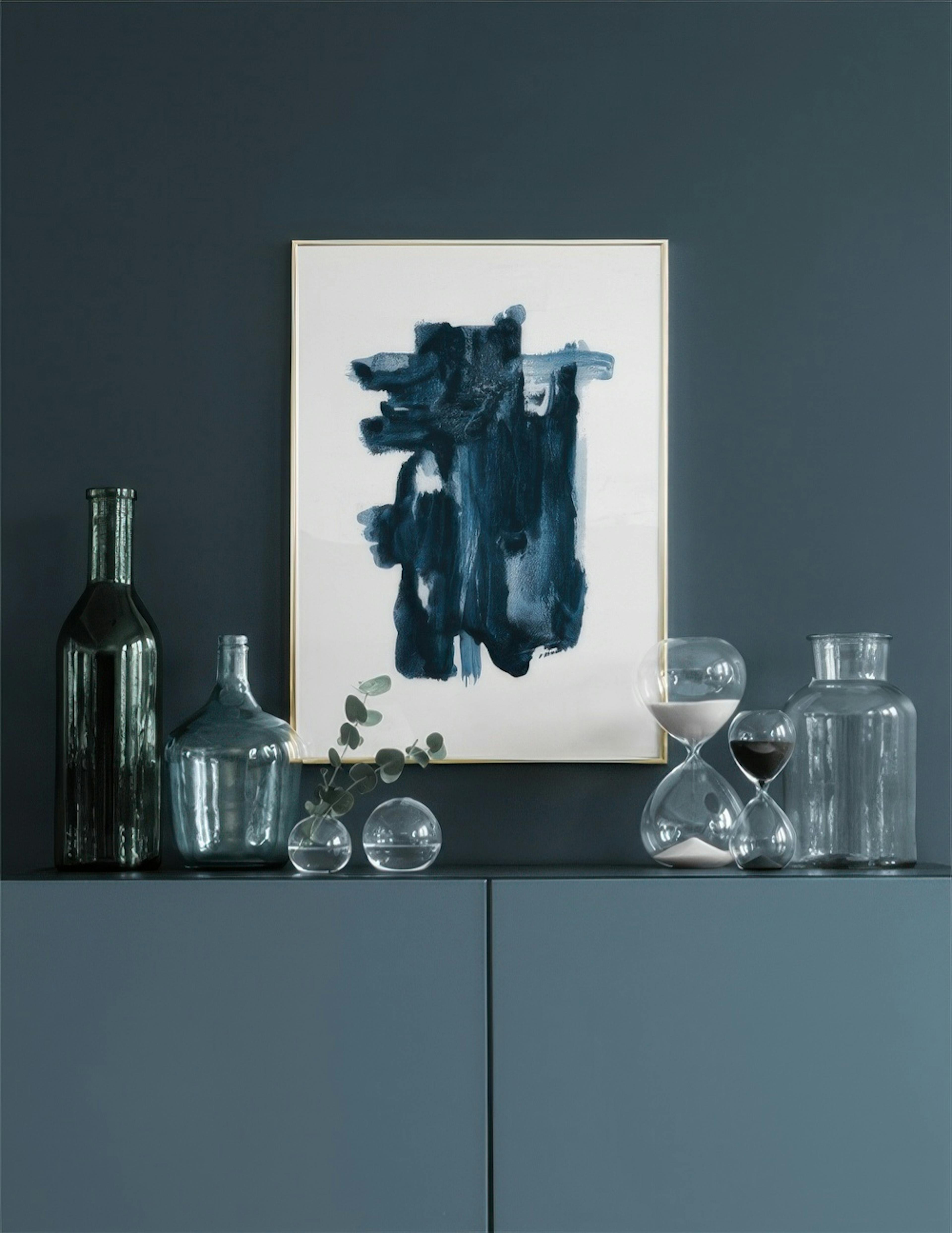 Indigo Blue Poster