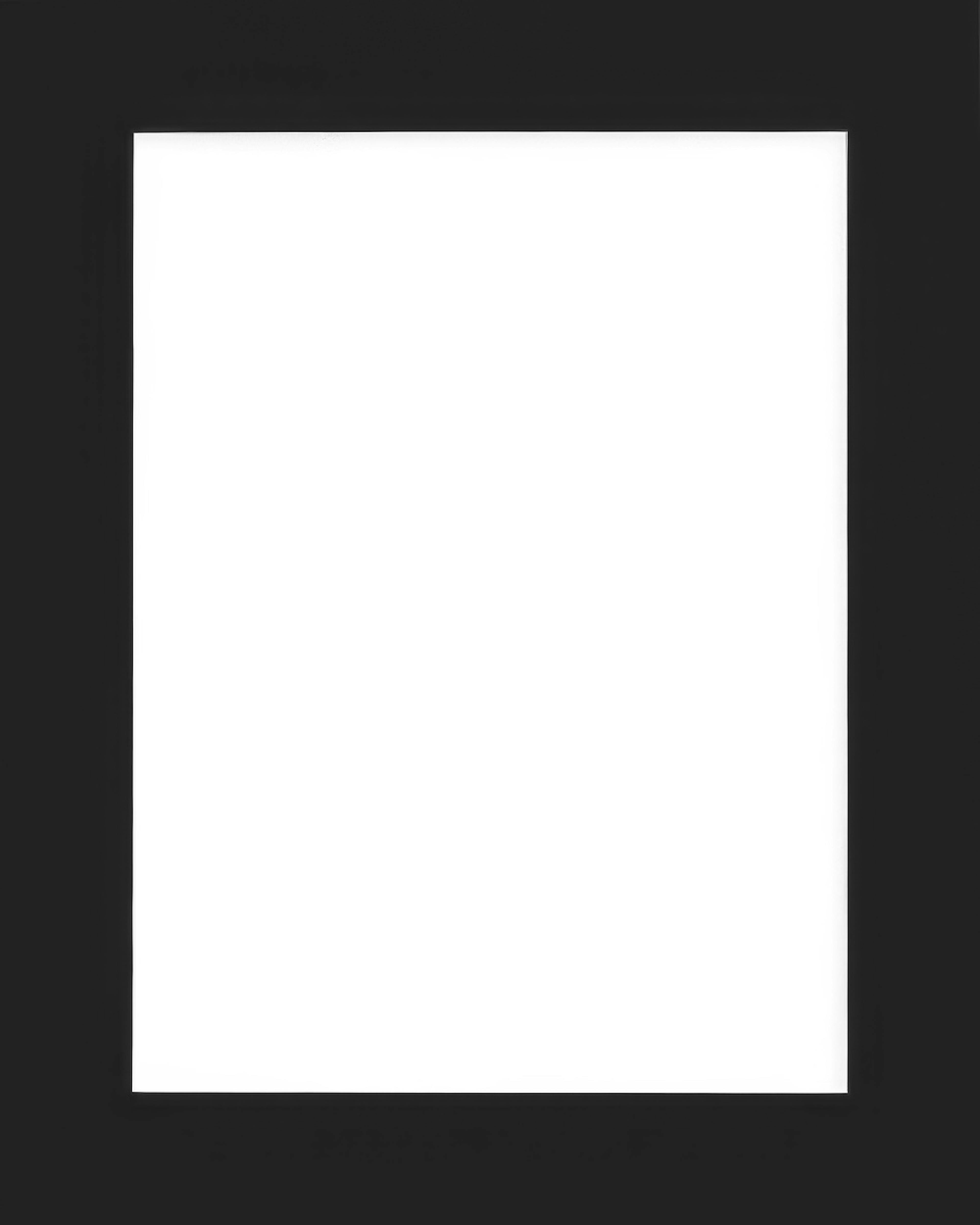 Mat board black, 16” x 20” in