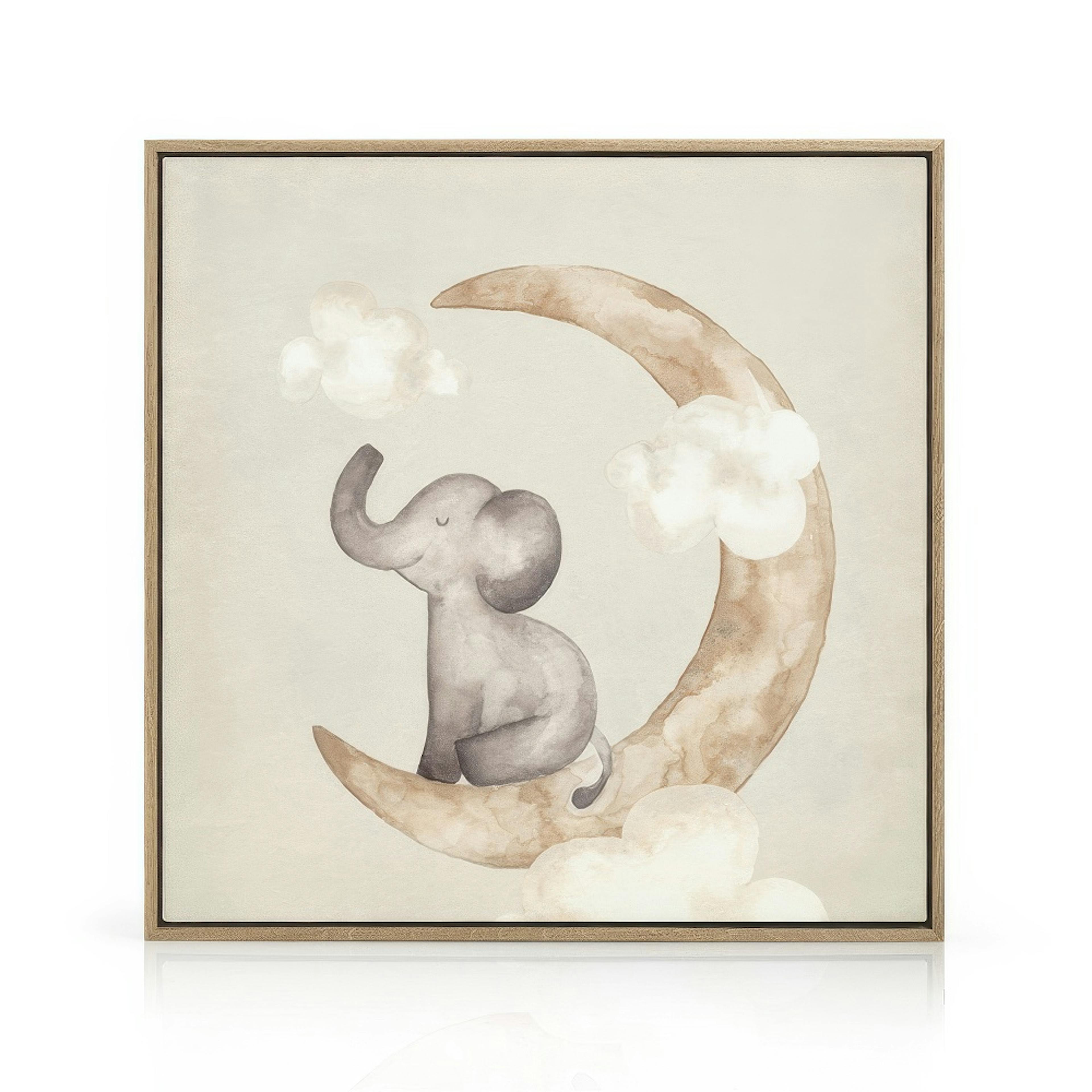 Dreaming Elephant Leinwandbild