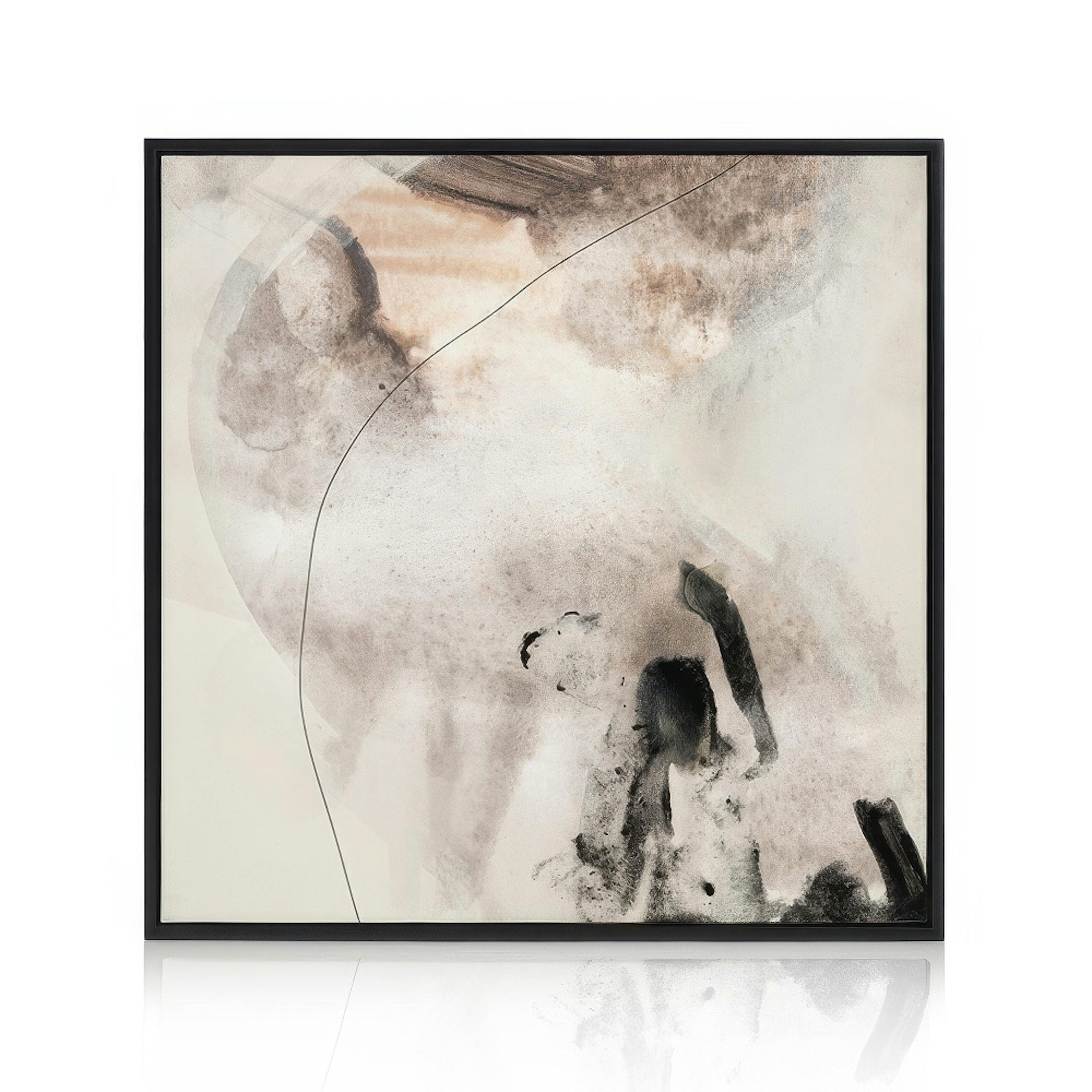 Moderne Minimalistische Dekoration Gemälde Abstrakte Landschaft Poster Und Drucke Leinwand Malerei Wandbild Zimmer Dekor 30x60cm Rahmenlos