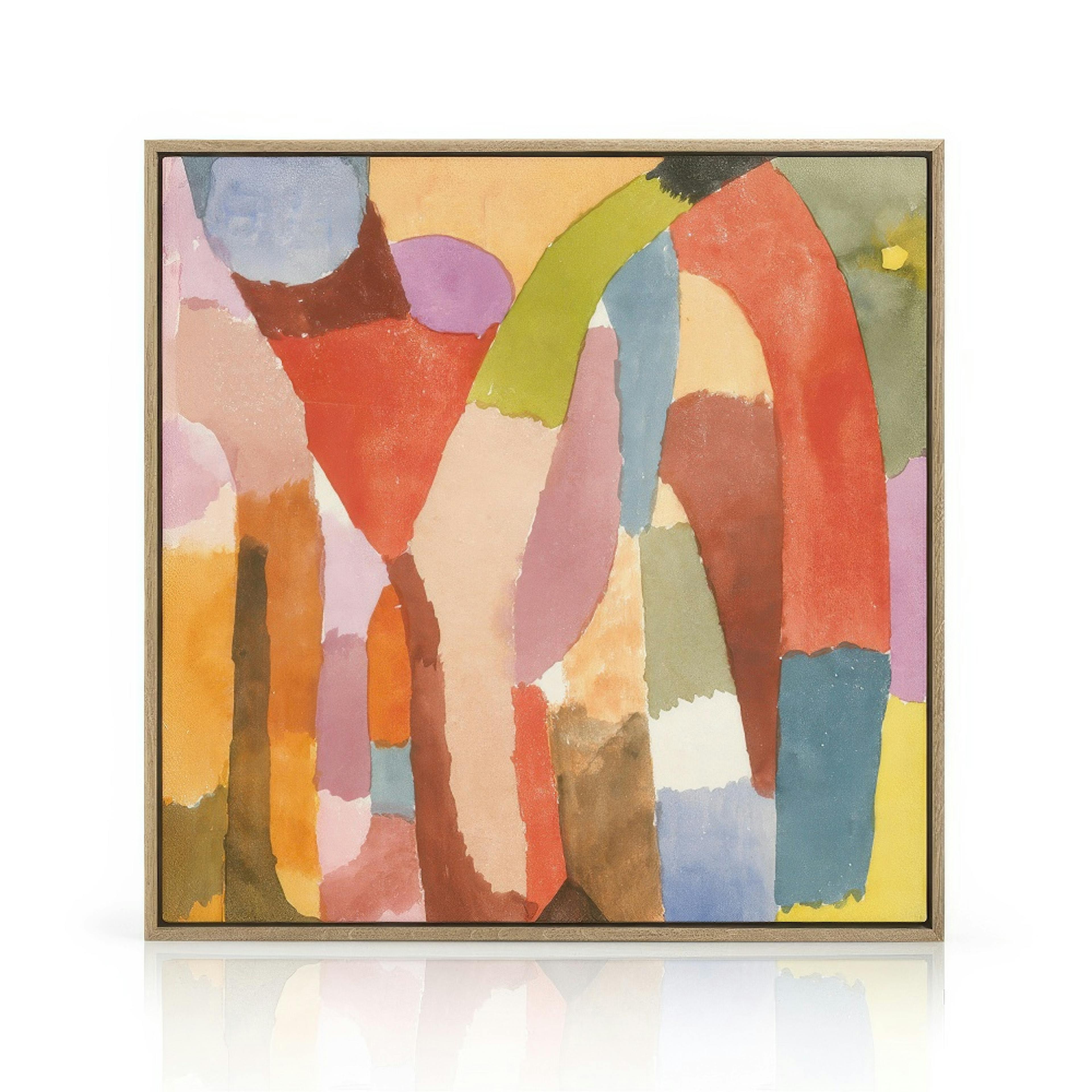 Paul Klee - Movement of Vaulted Chambers Canvas