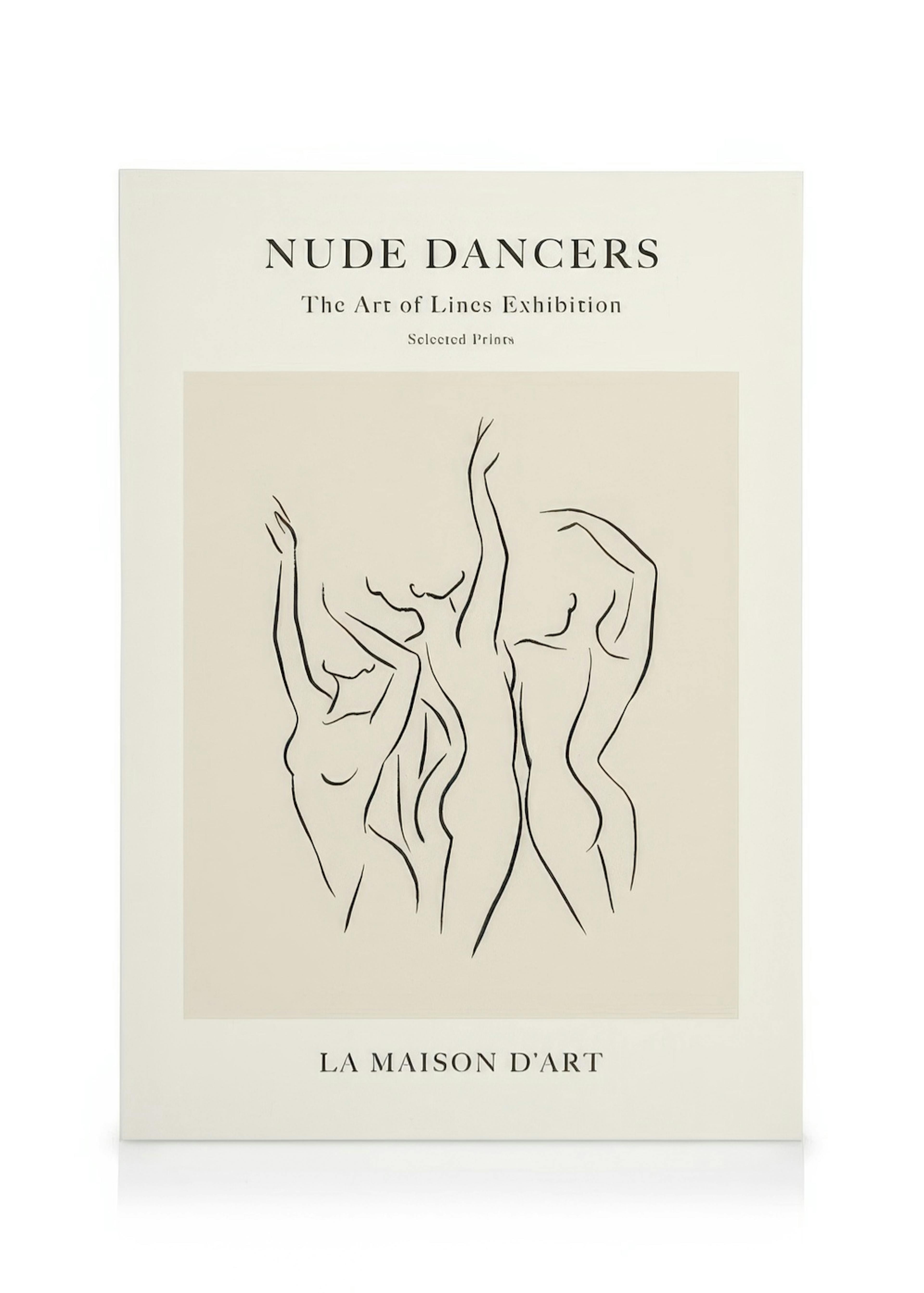 Nude Dancers No1 Lærred