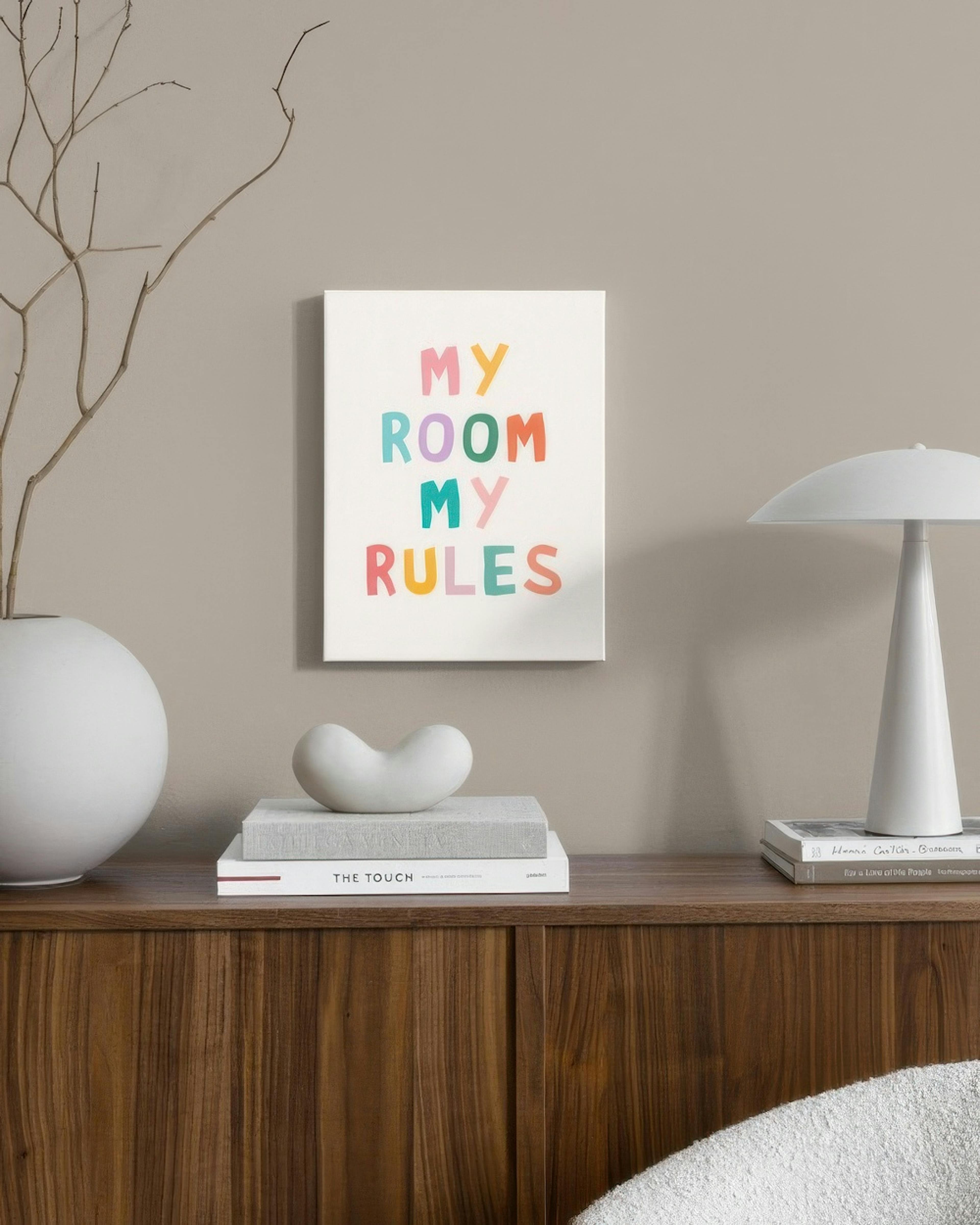 My Room My Rules Lienzo