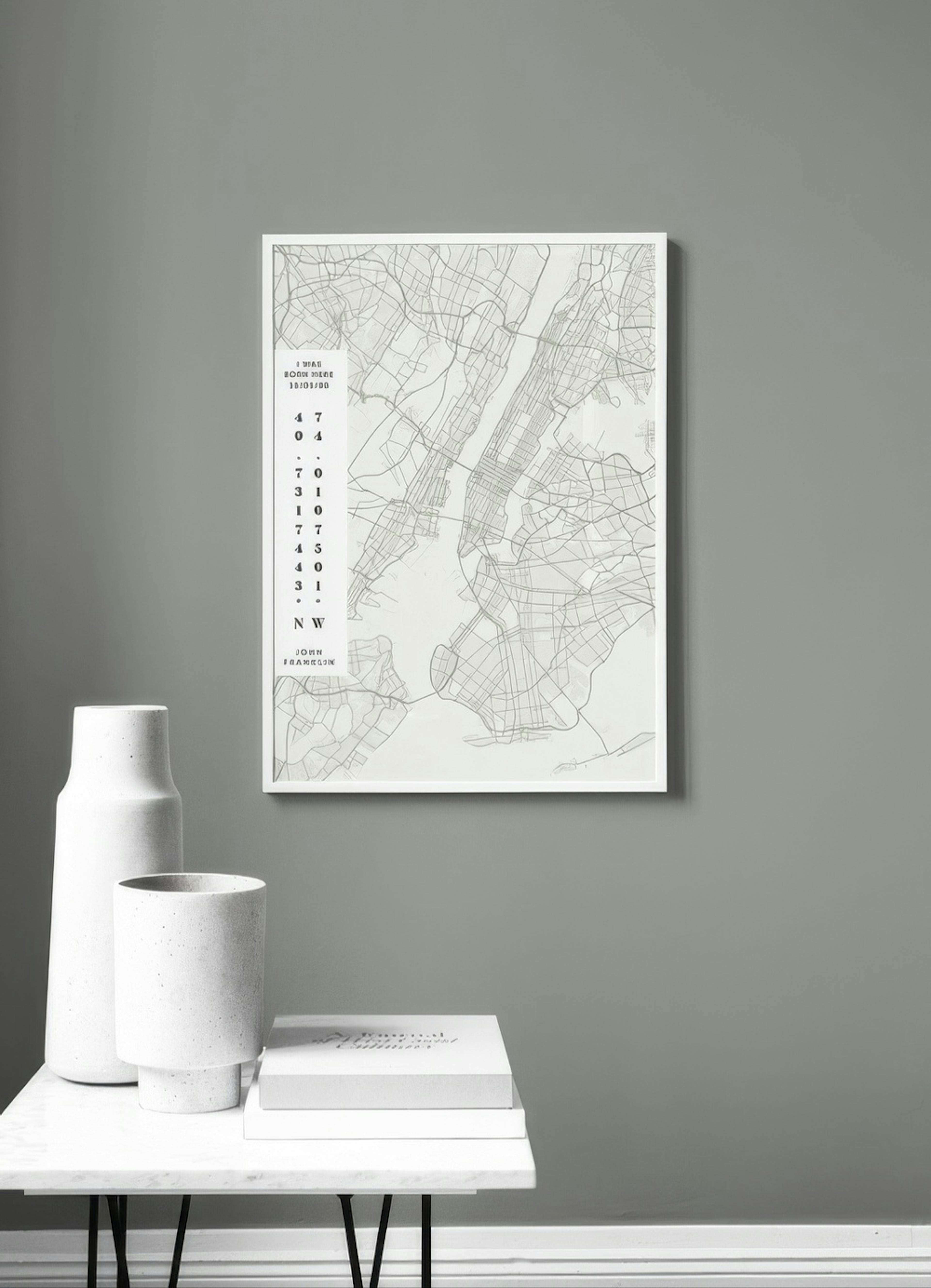 Map No2 Day Green Personal Affiche