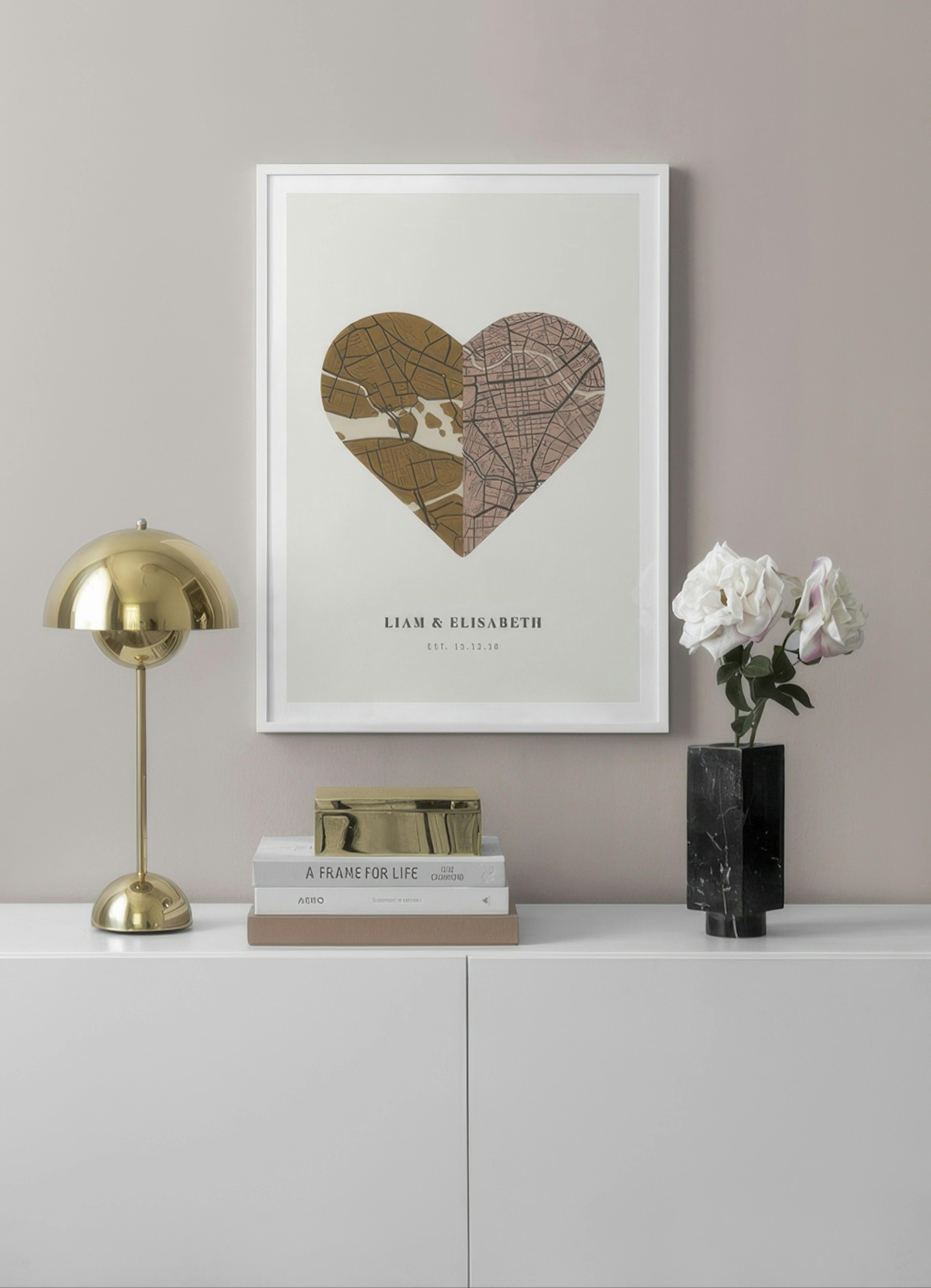 Love Map Vintage Personal