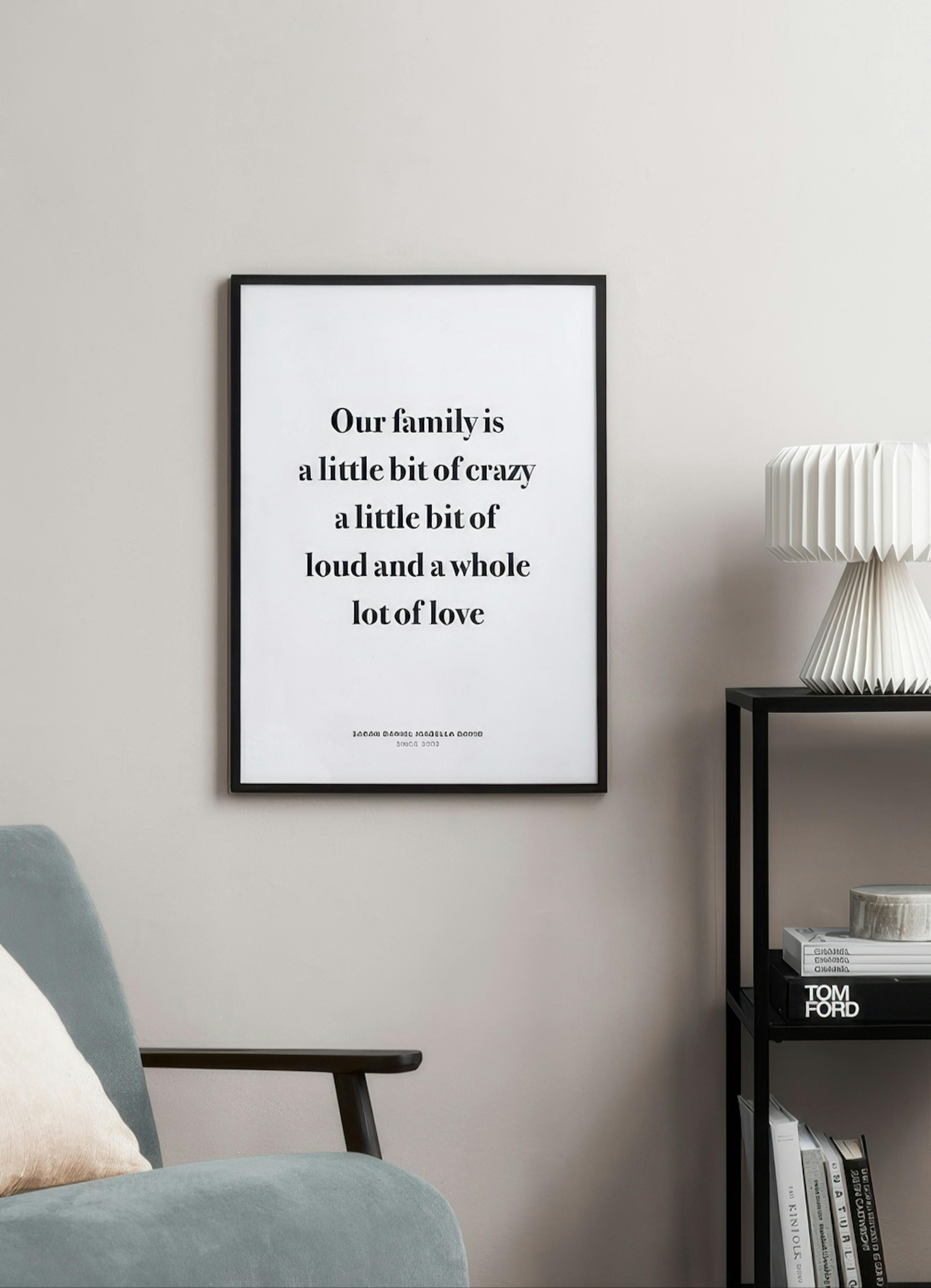 Crazy Family Personal Poster