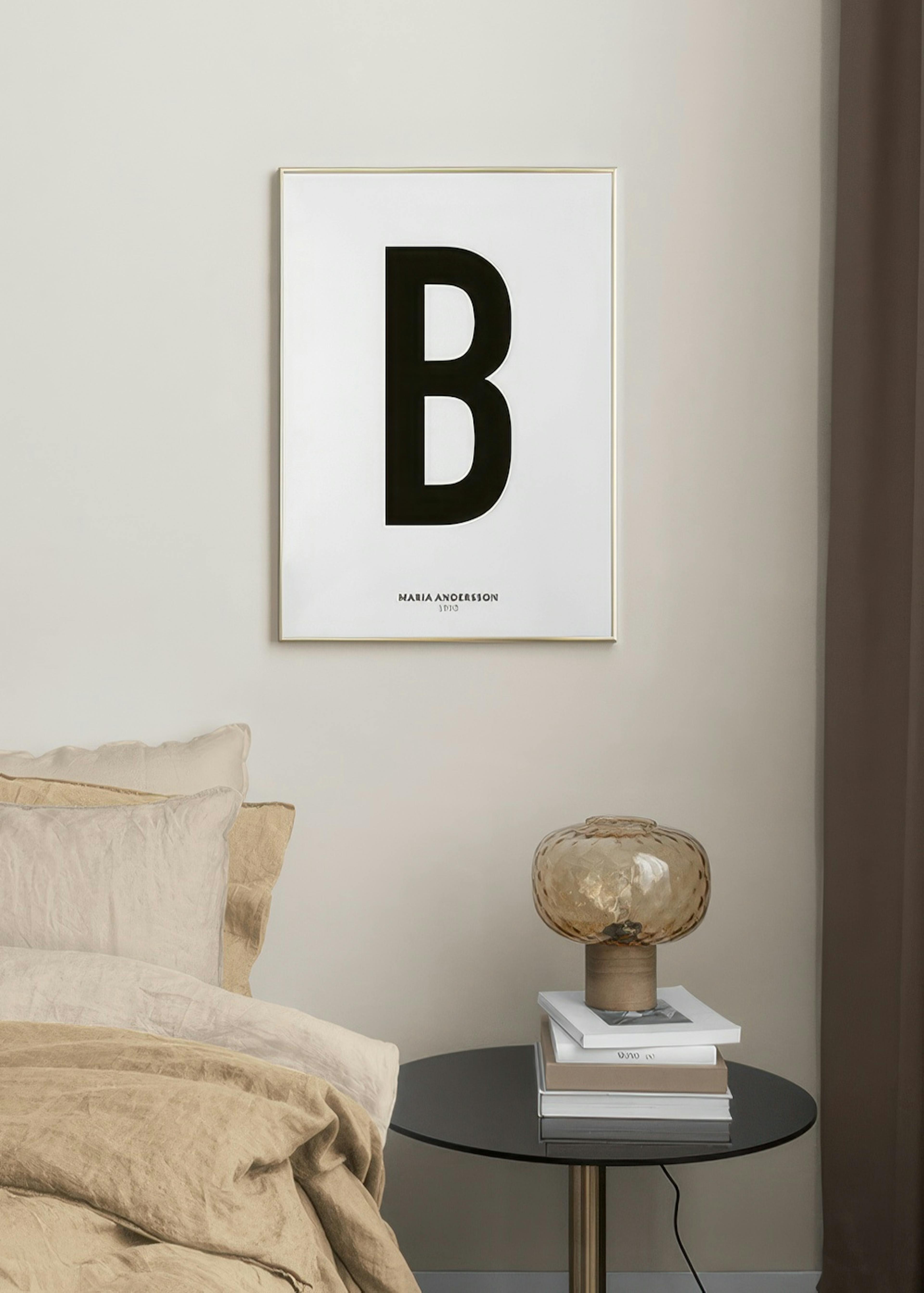 My Letter B Personal Affiche