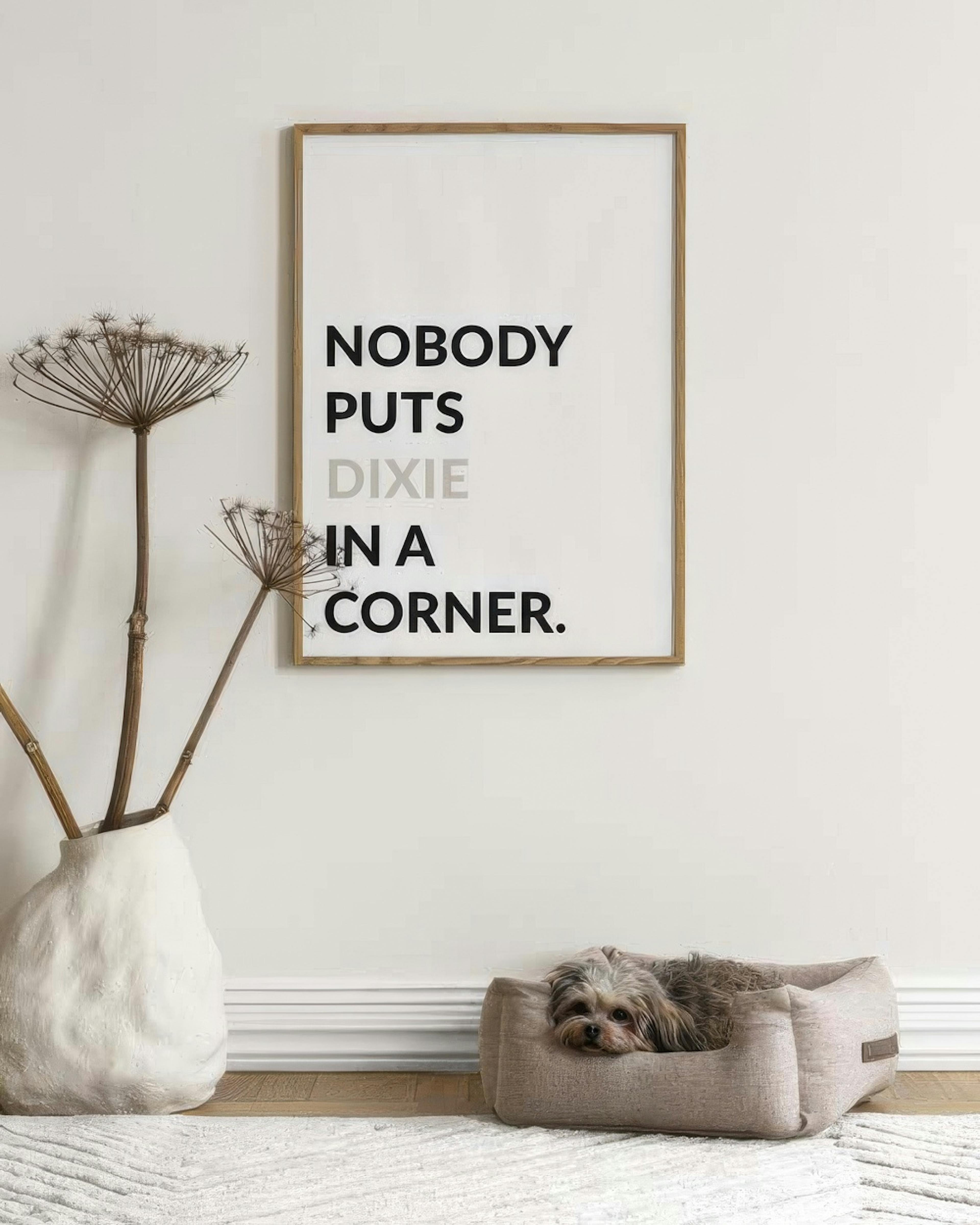 In A Corner Personal Plakat