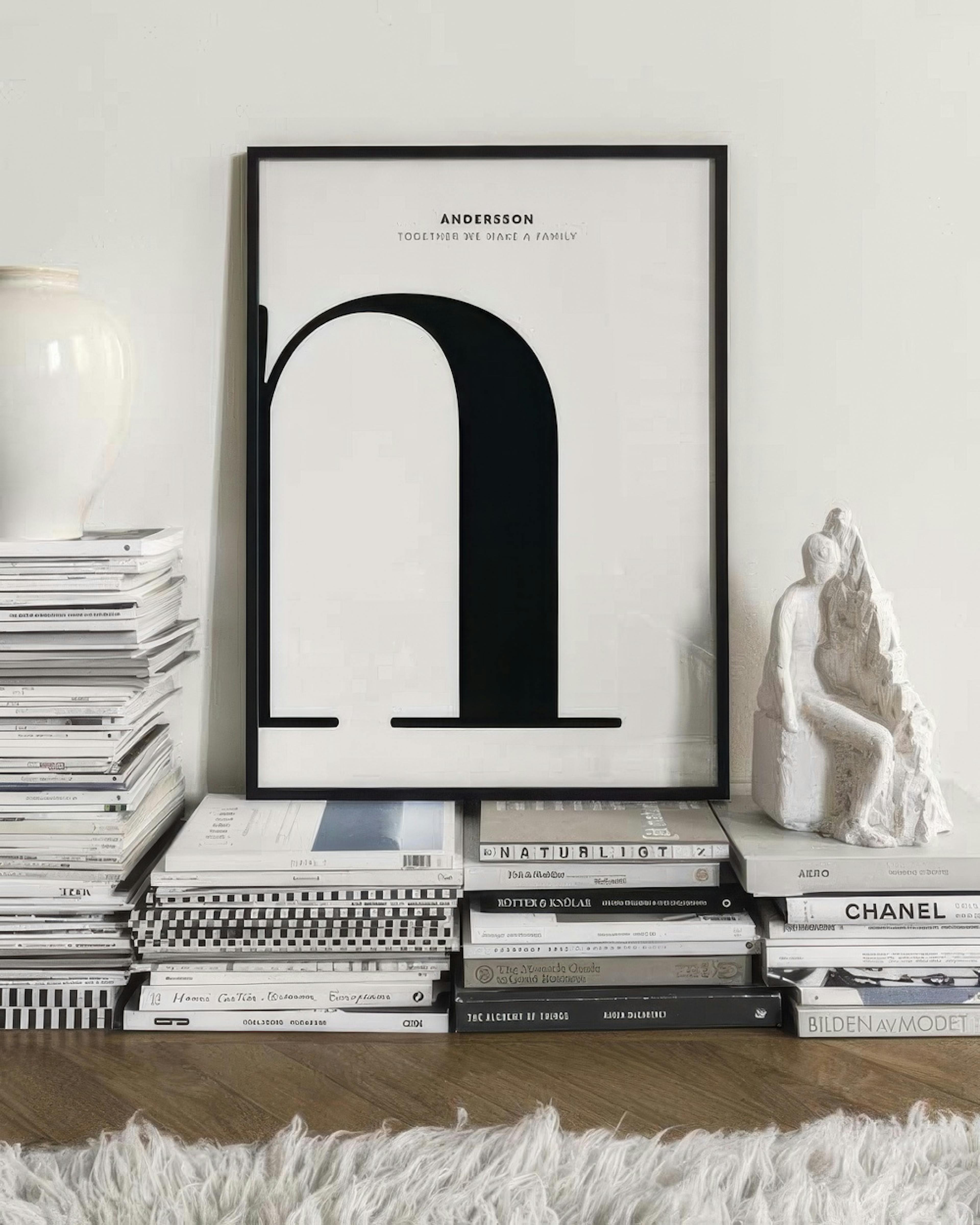 Letter N Personal Affiche