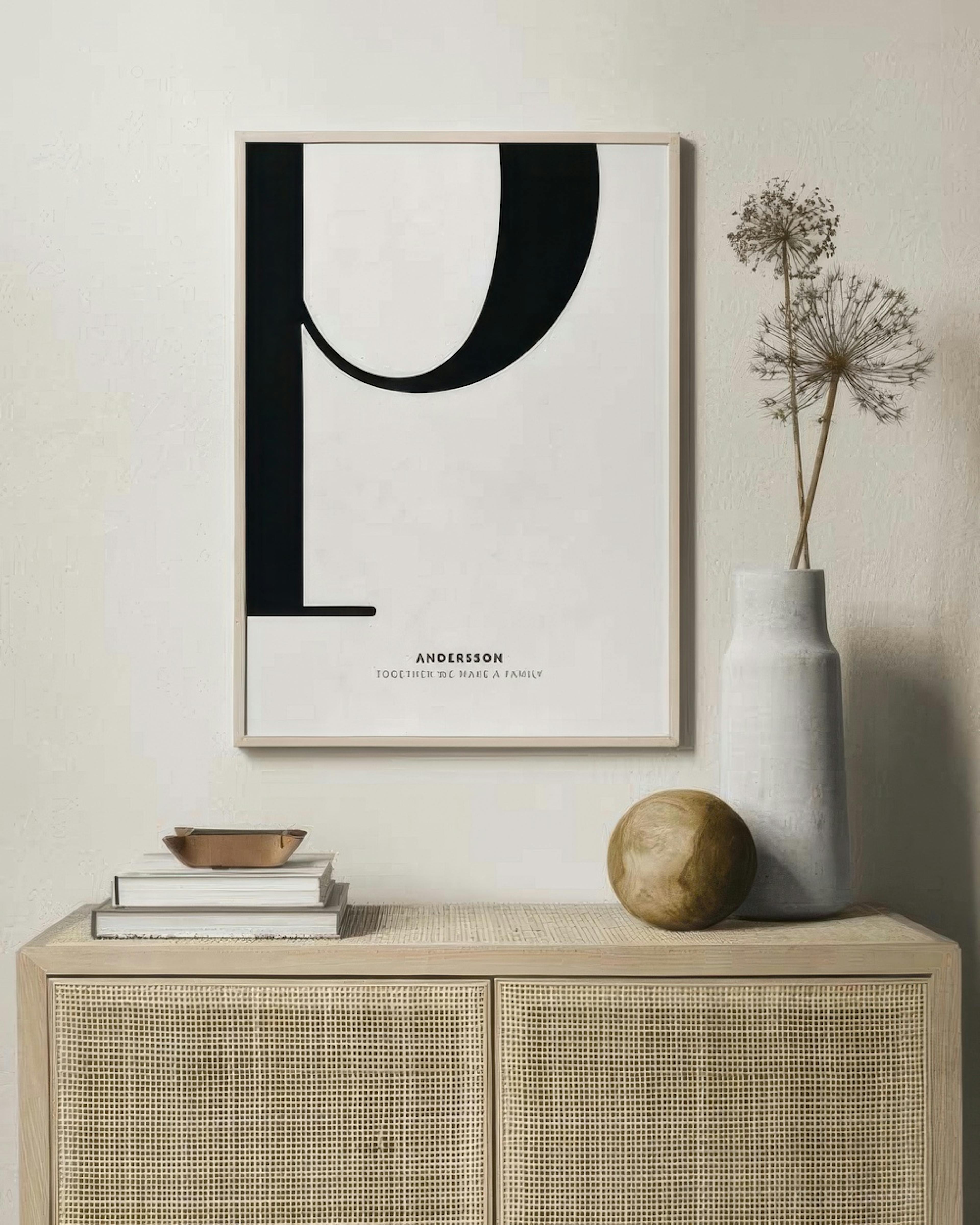 Letter P Personal Plakat