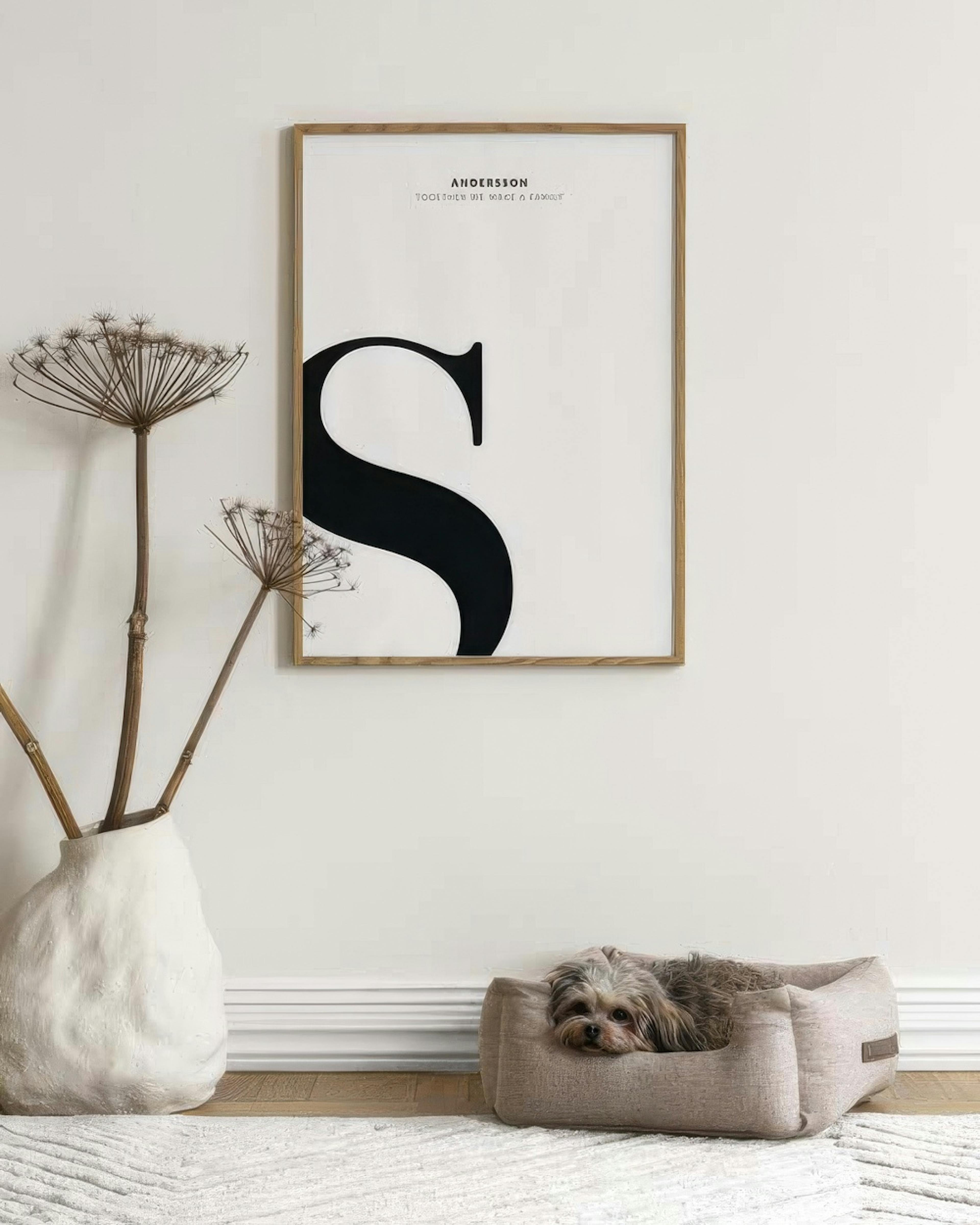 Letter S Personal Plagát