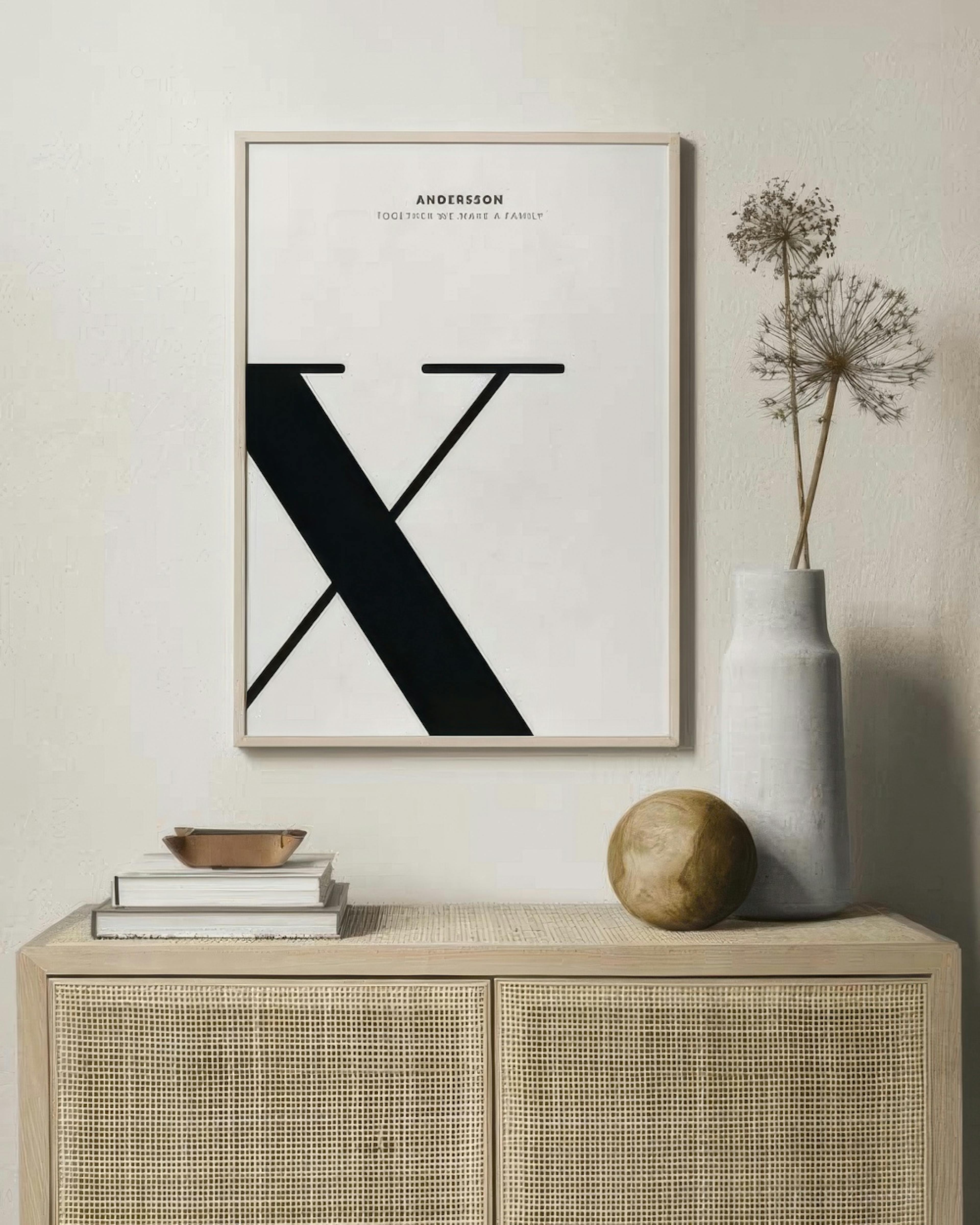 Letter X Personal Poster