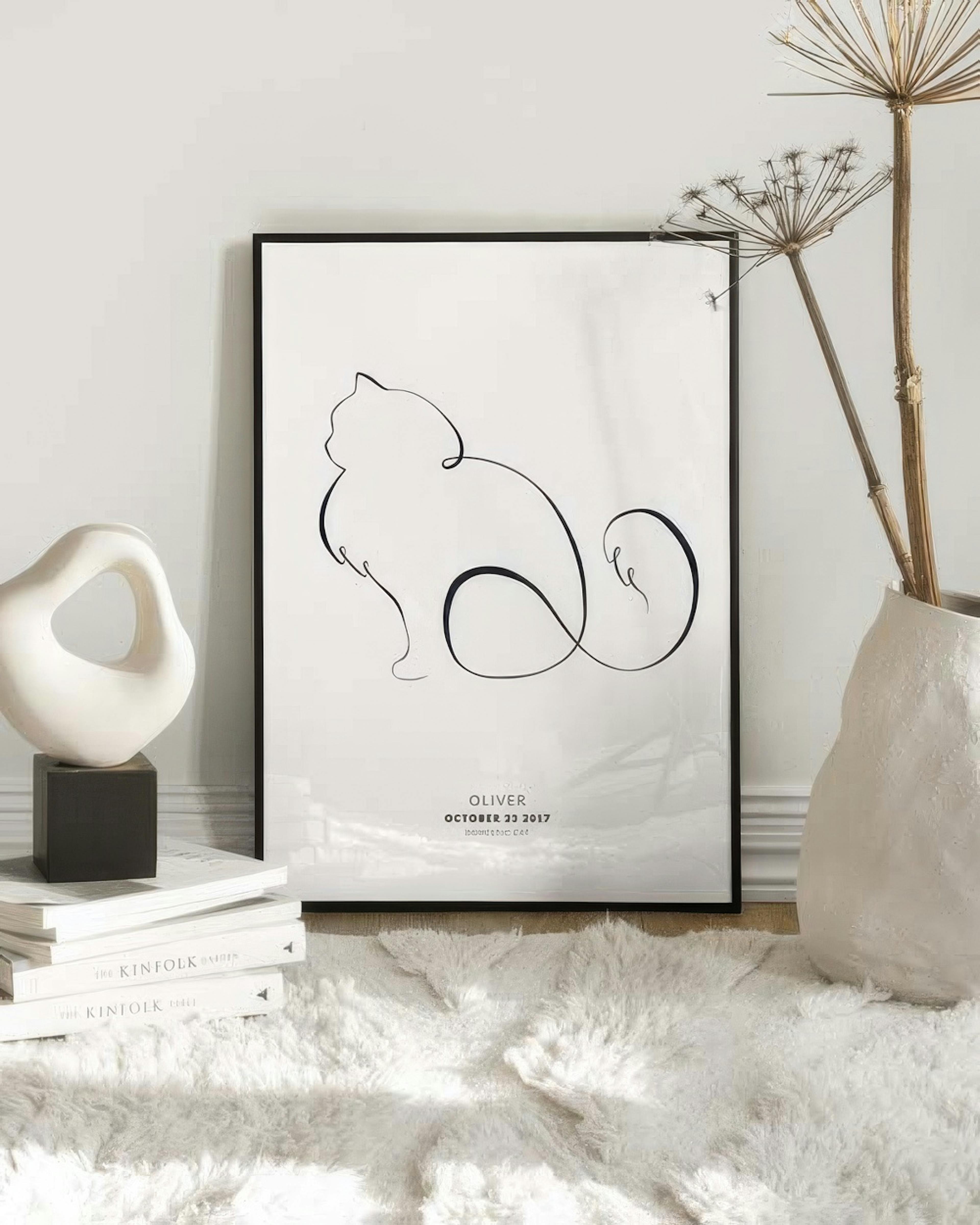 My Cat Siberian Cat Personal Affiche
