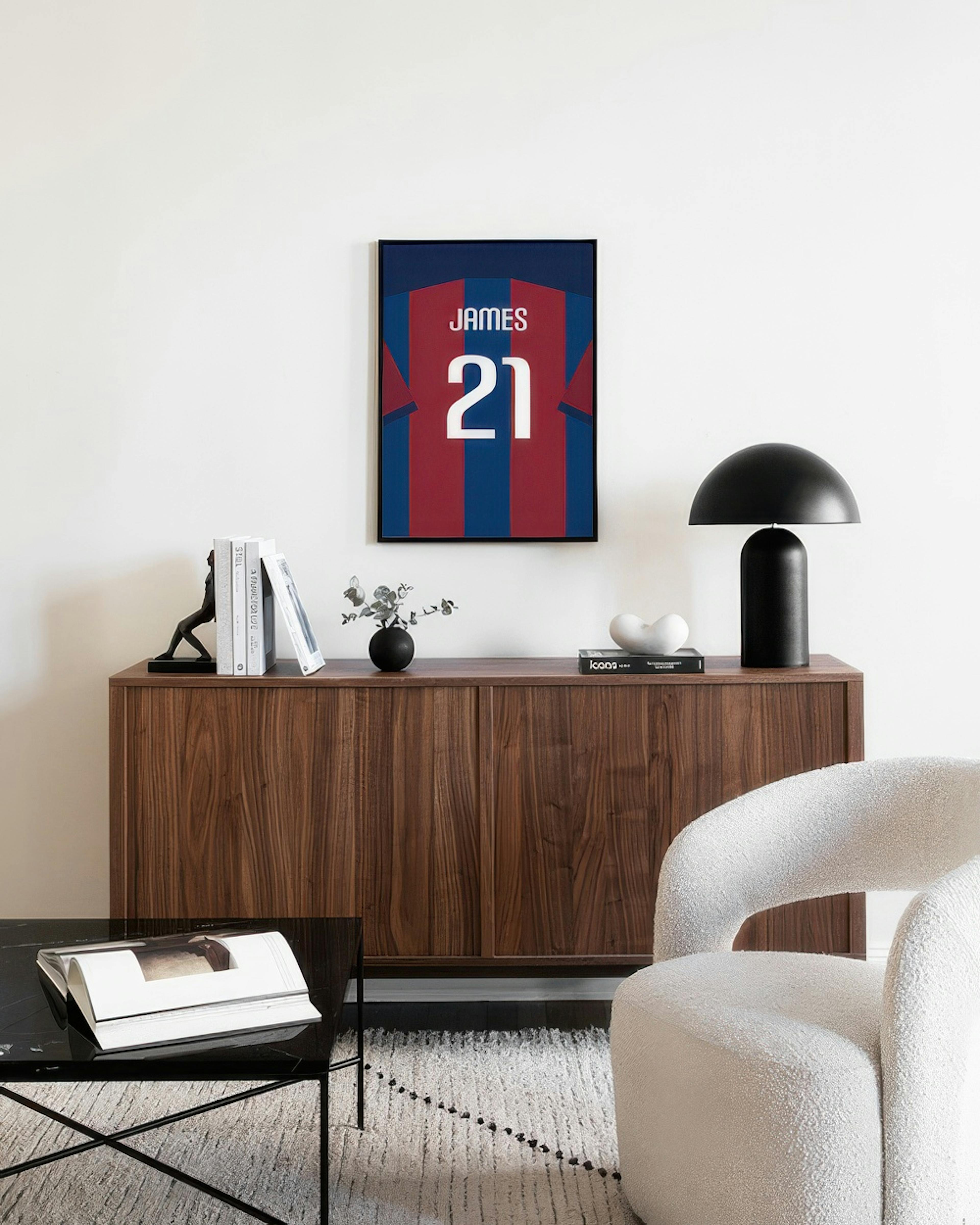 Football Shirt No5 Personal Juliste