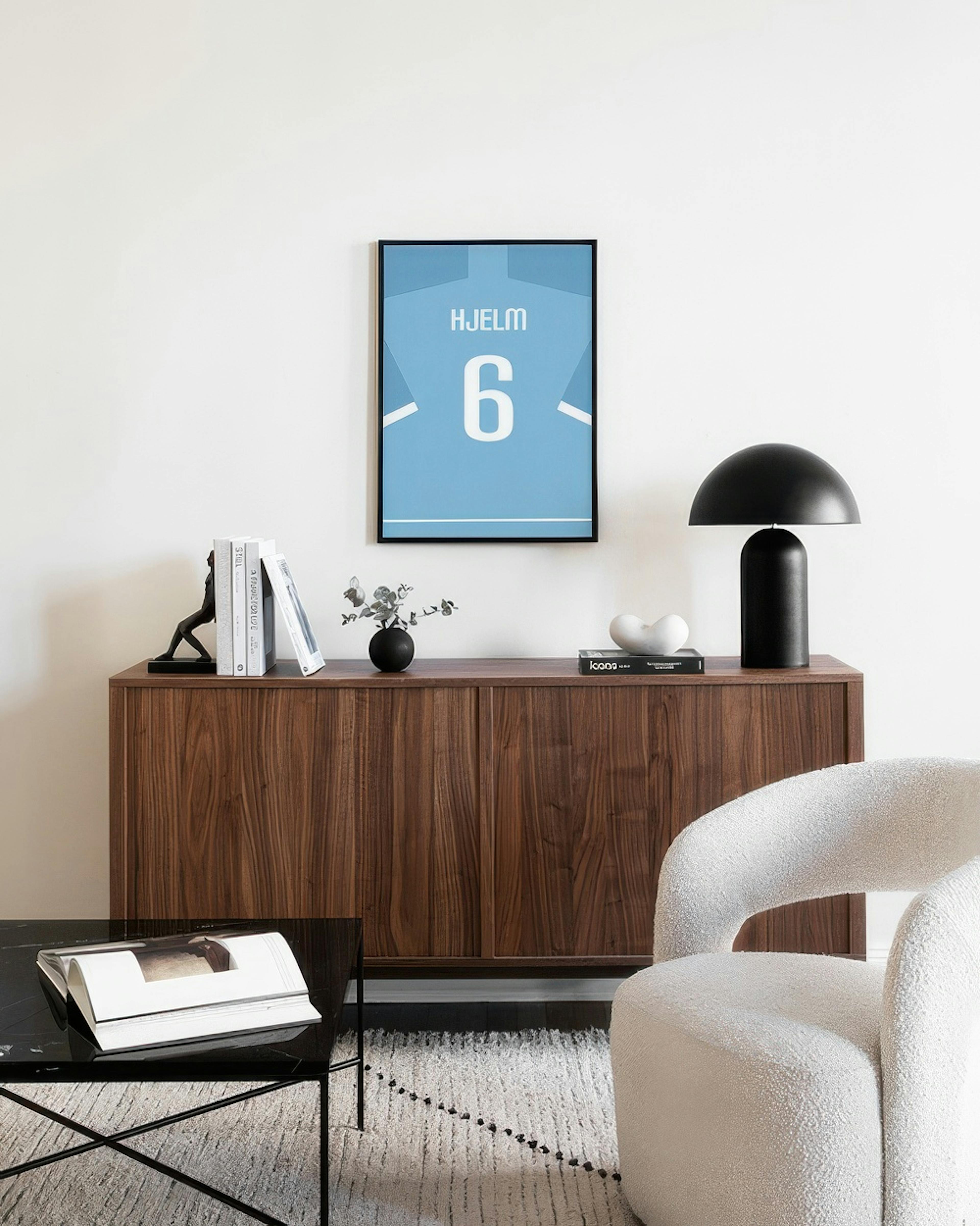 Football Shirt No6 Personal Poster