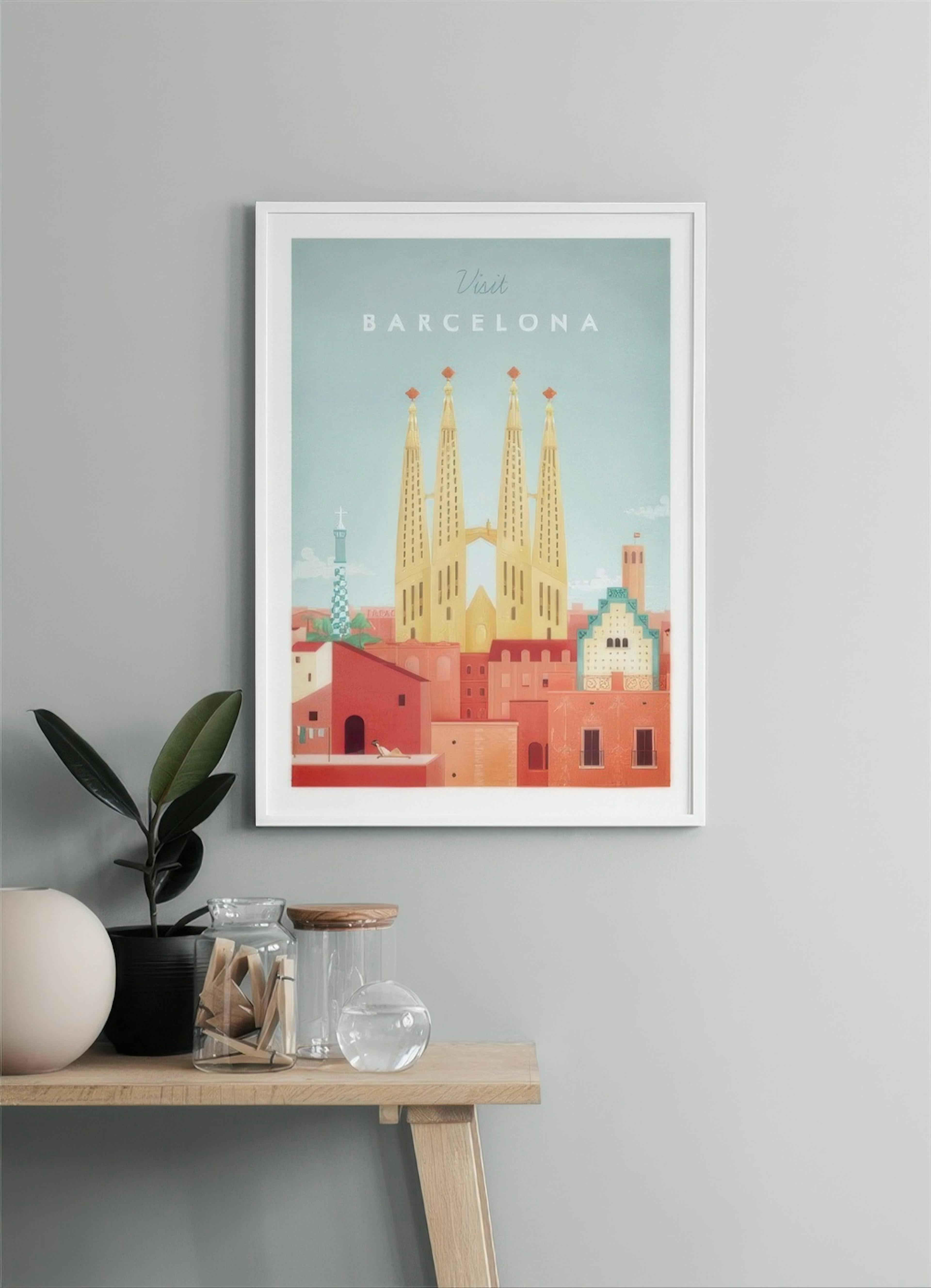 Henry Rivers - Barcelona Travel Print