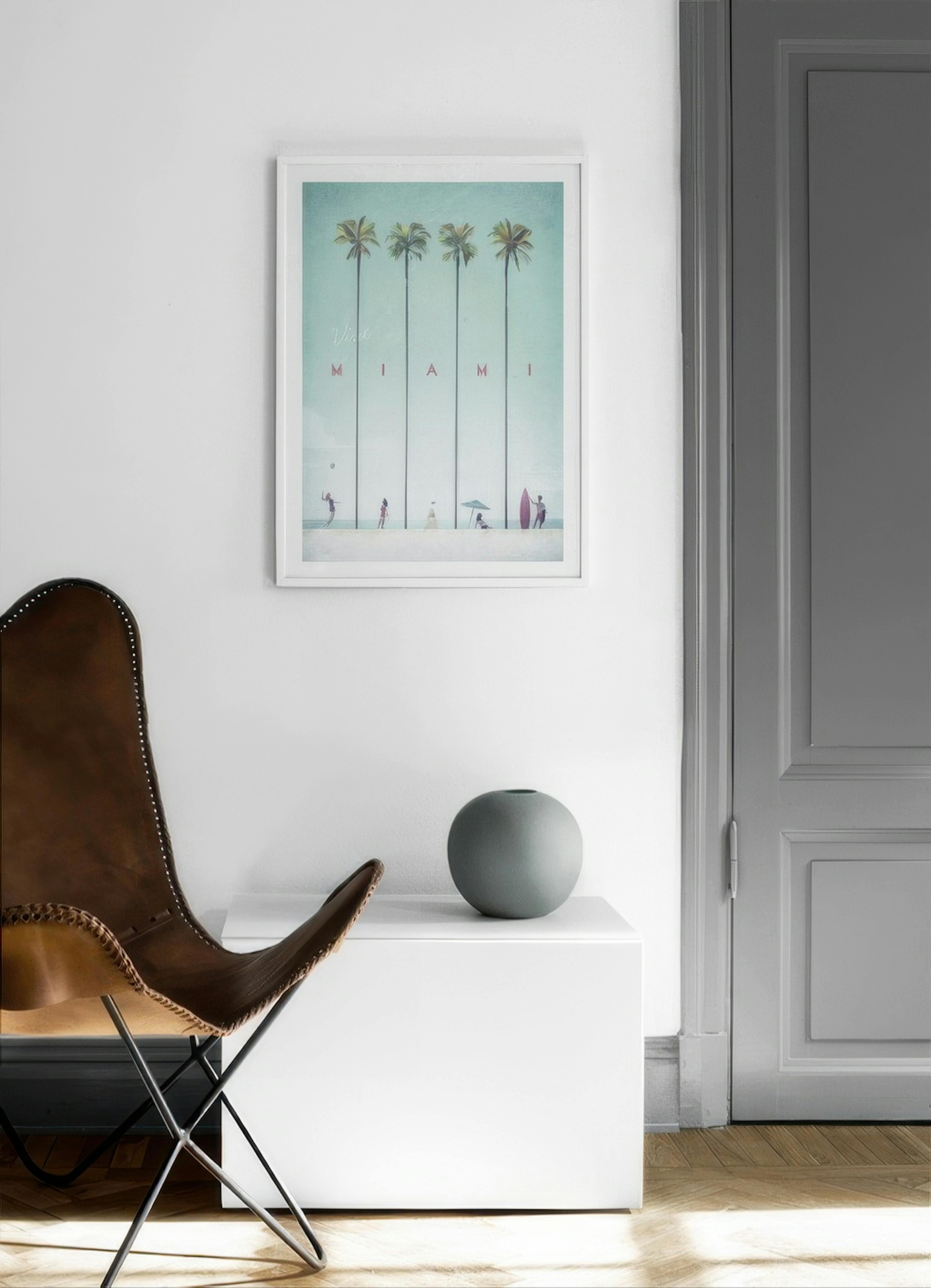 Henry Rivers - Miami Travel Poster