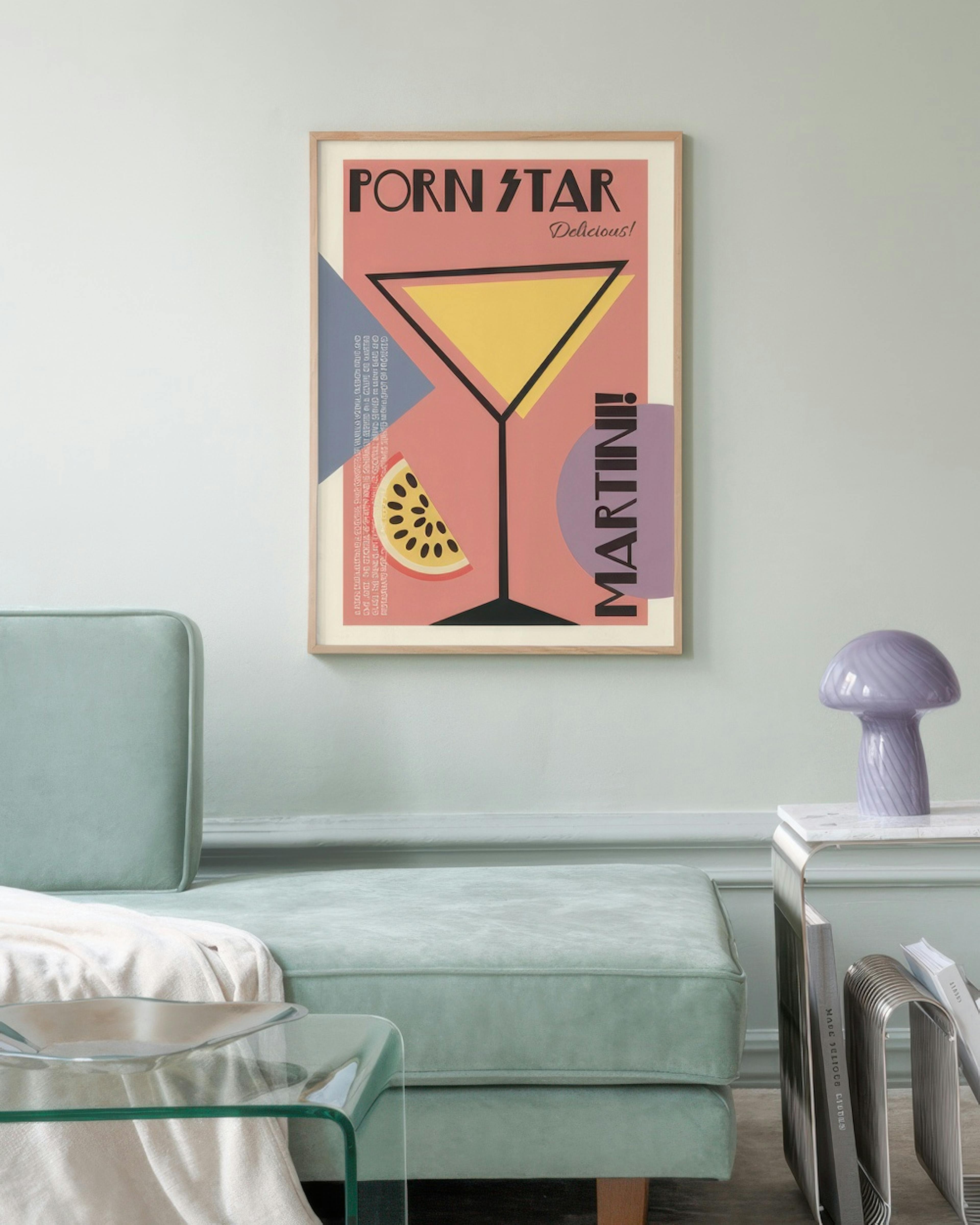 We made something nice - The Porn Star Martini Print