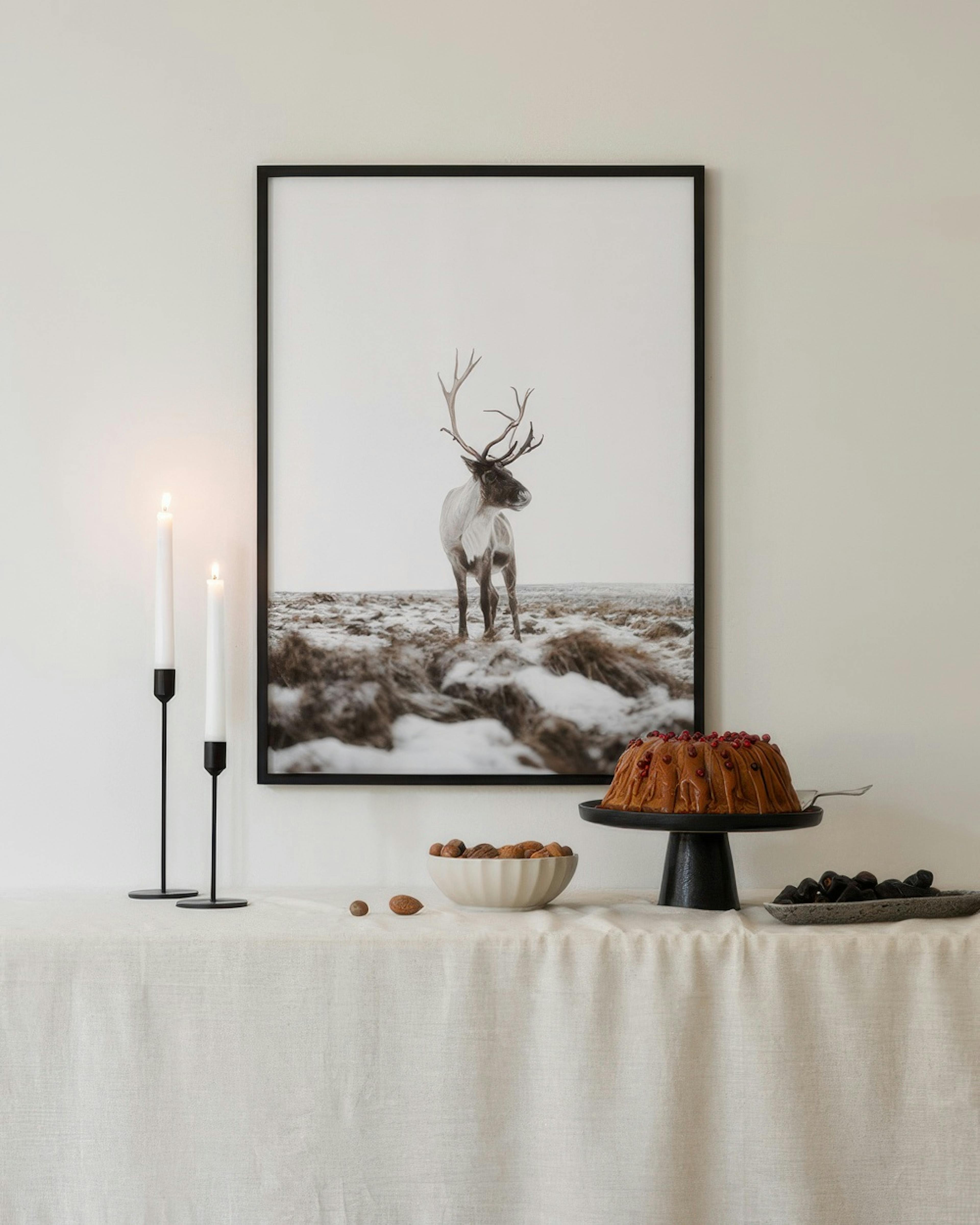 Reindeer Poster