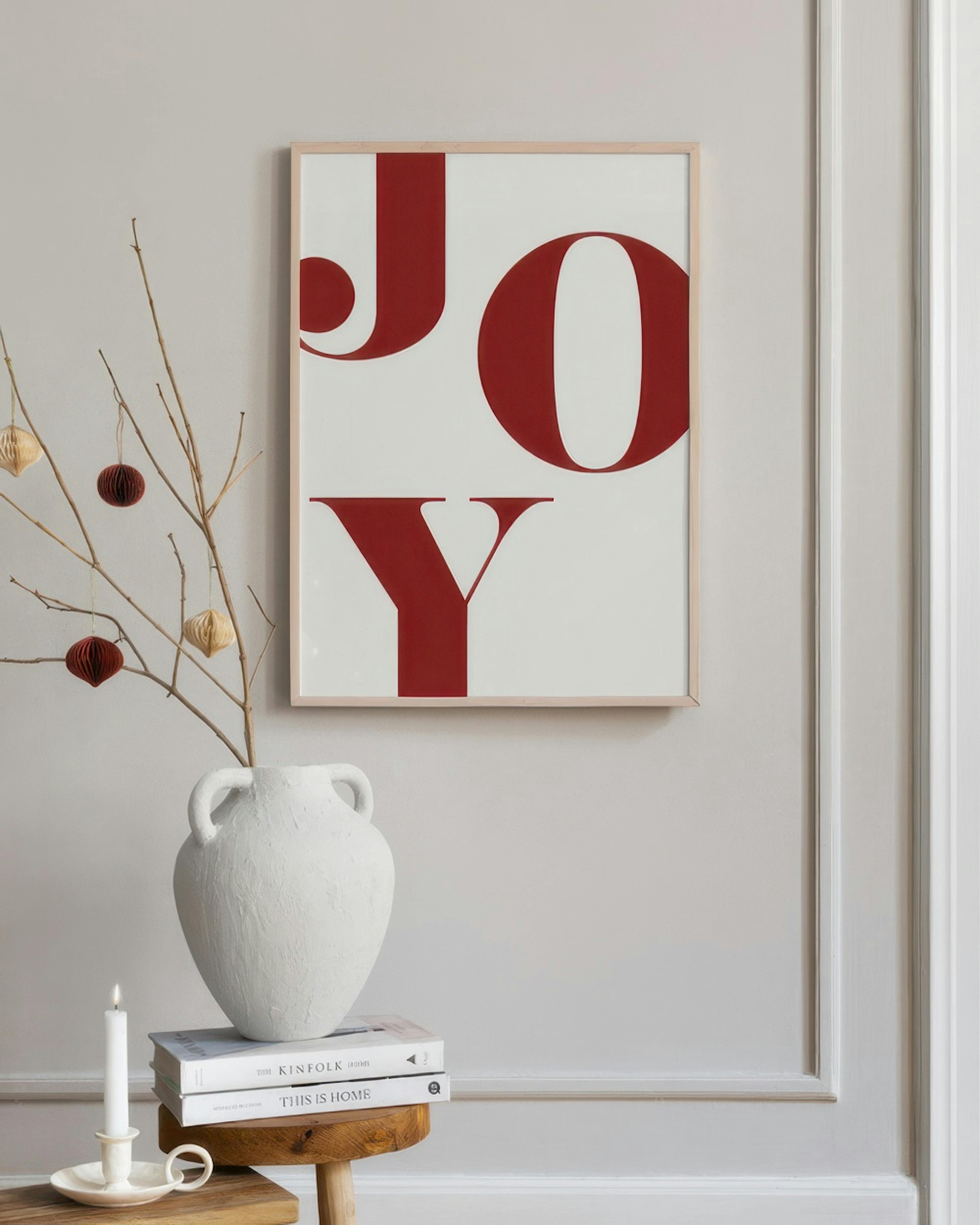 Joy in Red Affiche