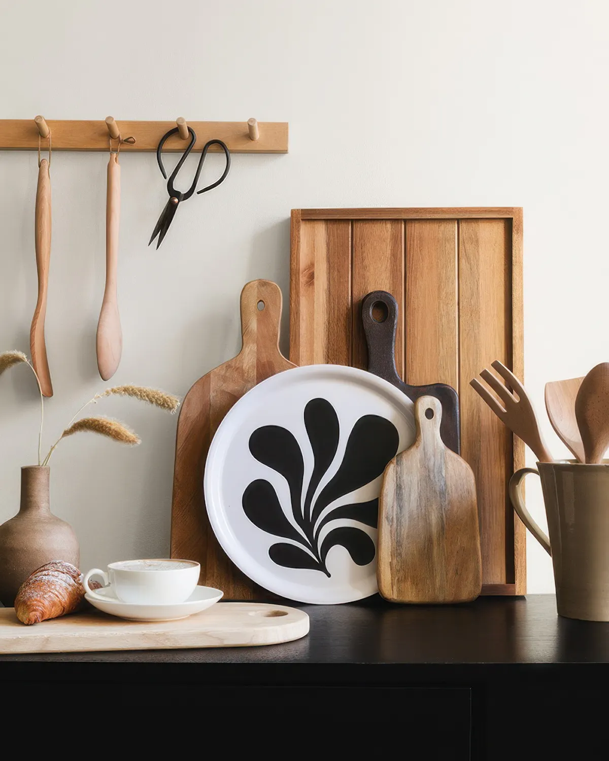 Graphic Leaf Tablett