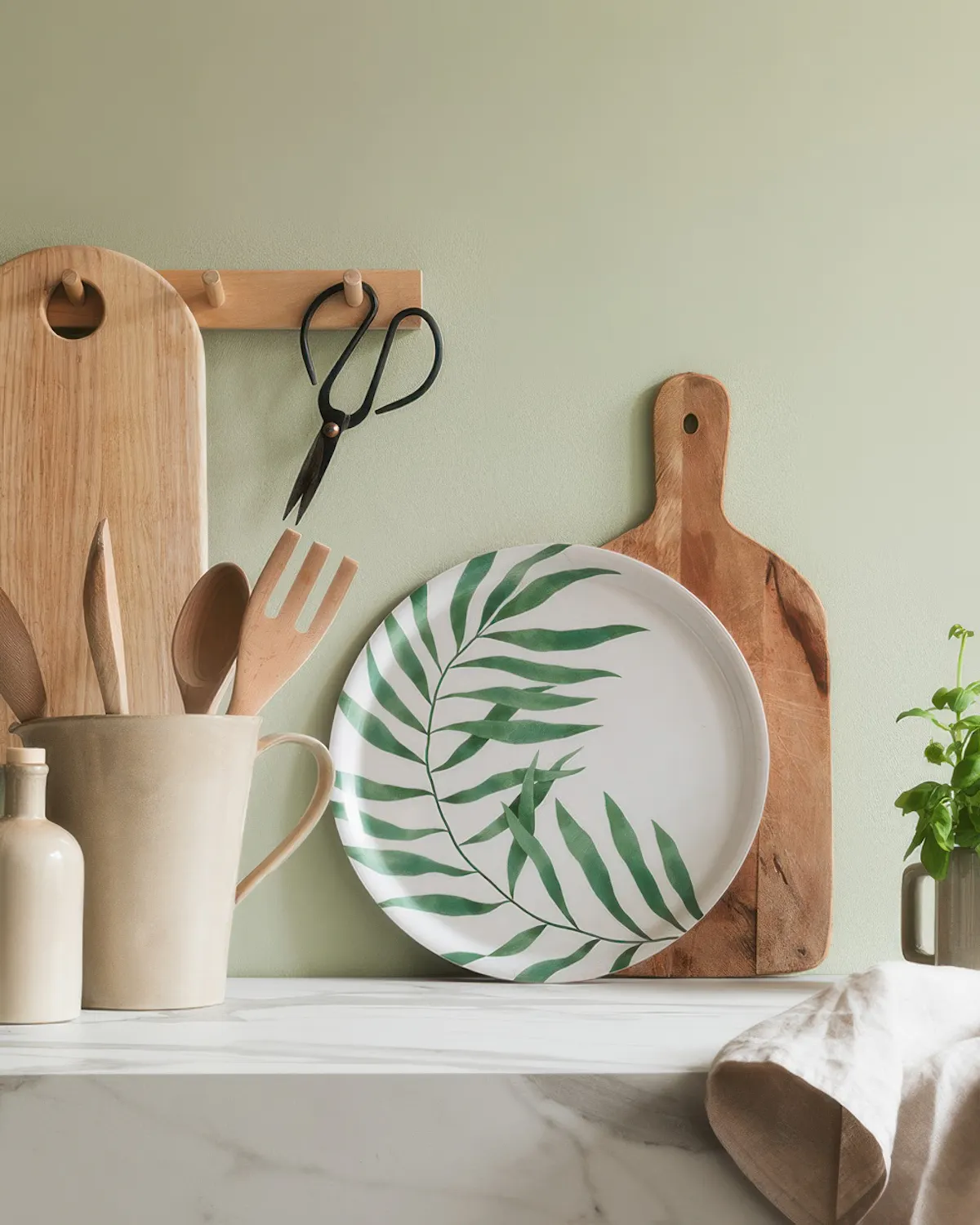 Palm Leaf Tablett