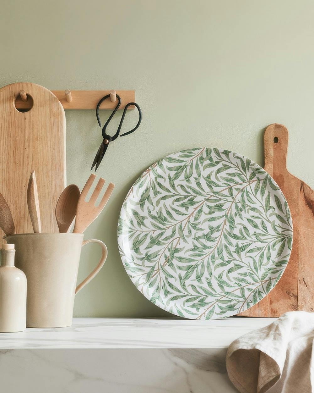 Vassoio Cestino In Intrecciato, Vassoio Da Portata In Rattan Con Manici - Foto 13