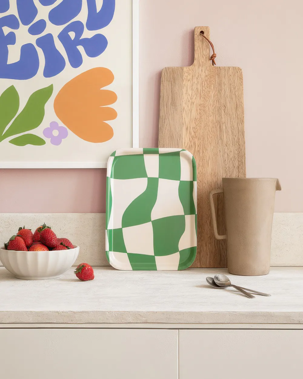 Playful Squares Tablett
