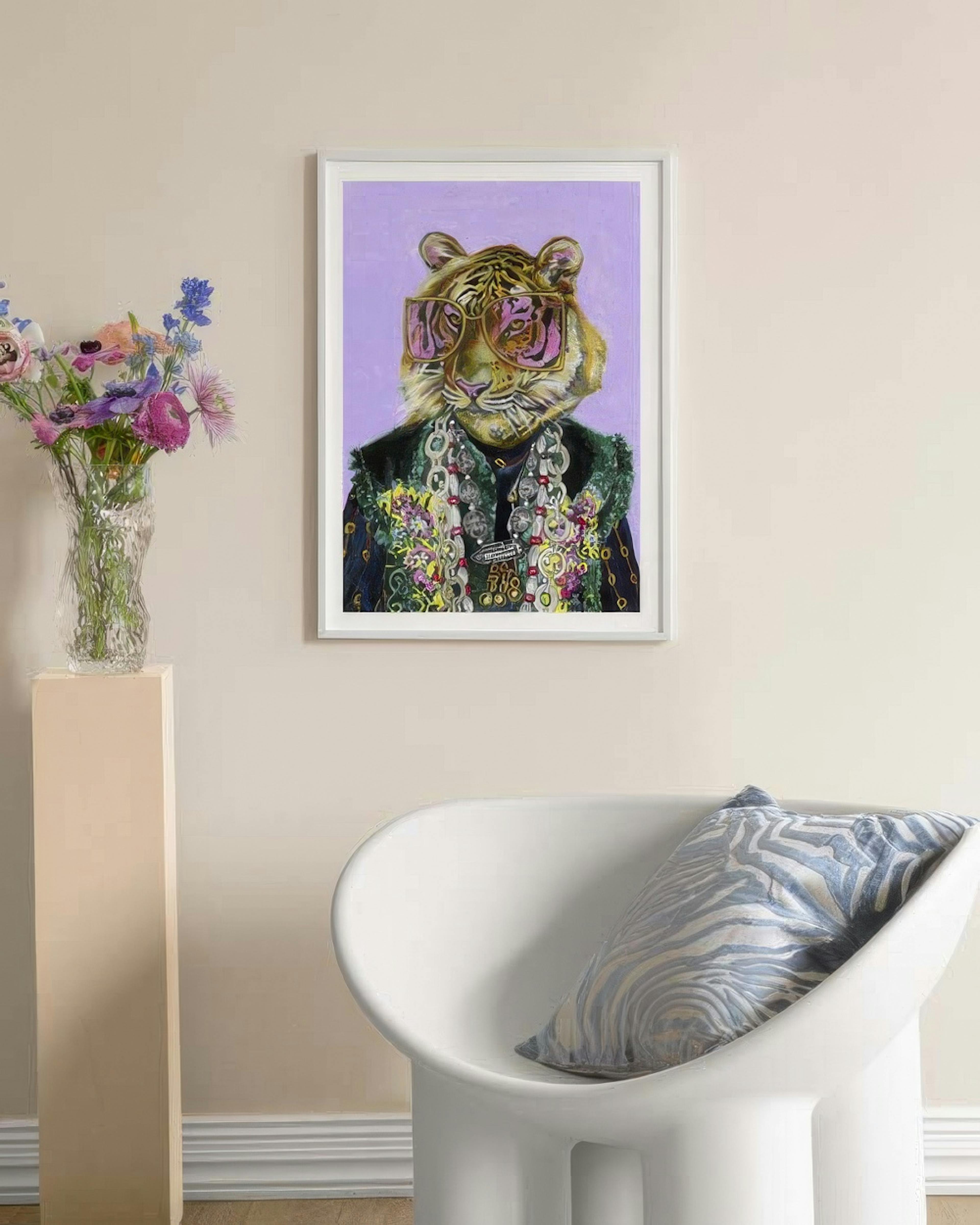 Heather Perry - Artsy Bengal Tiger Poster