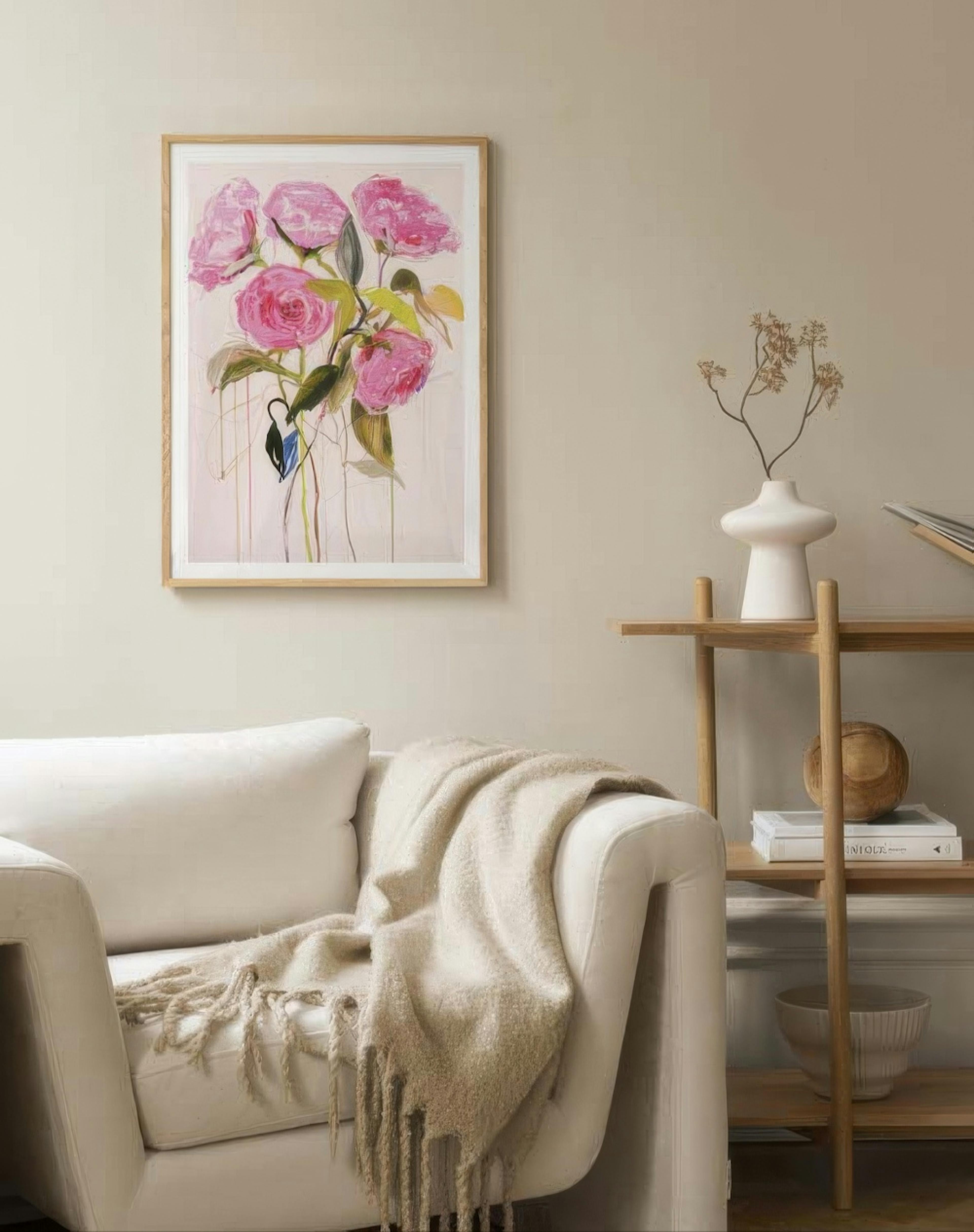 Leigh Viner - Magenta Roses 포스터