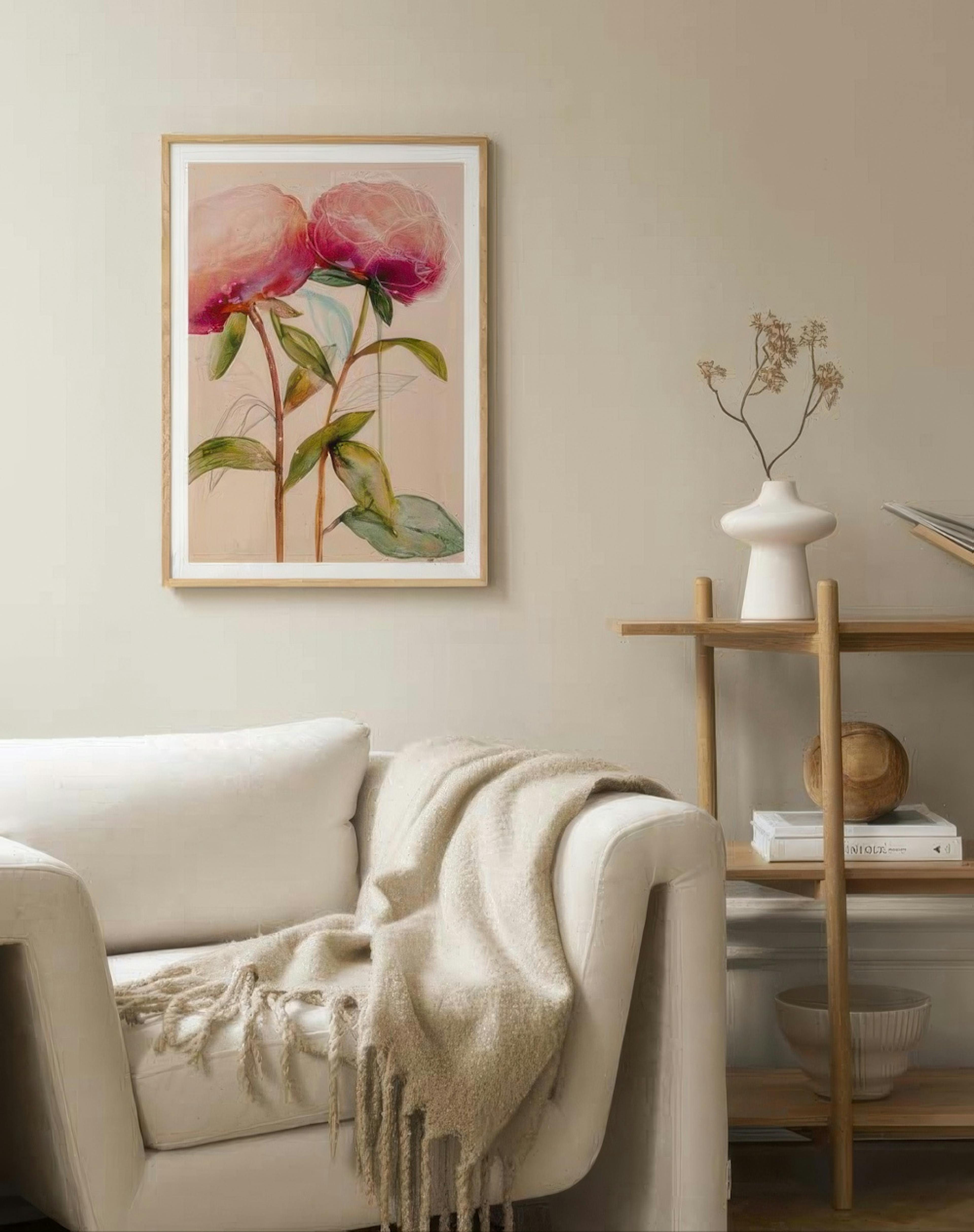 Leigh Viner - Artsy Peonies No2