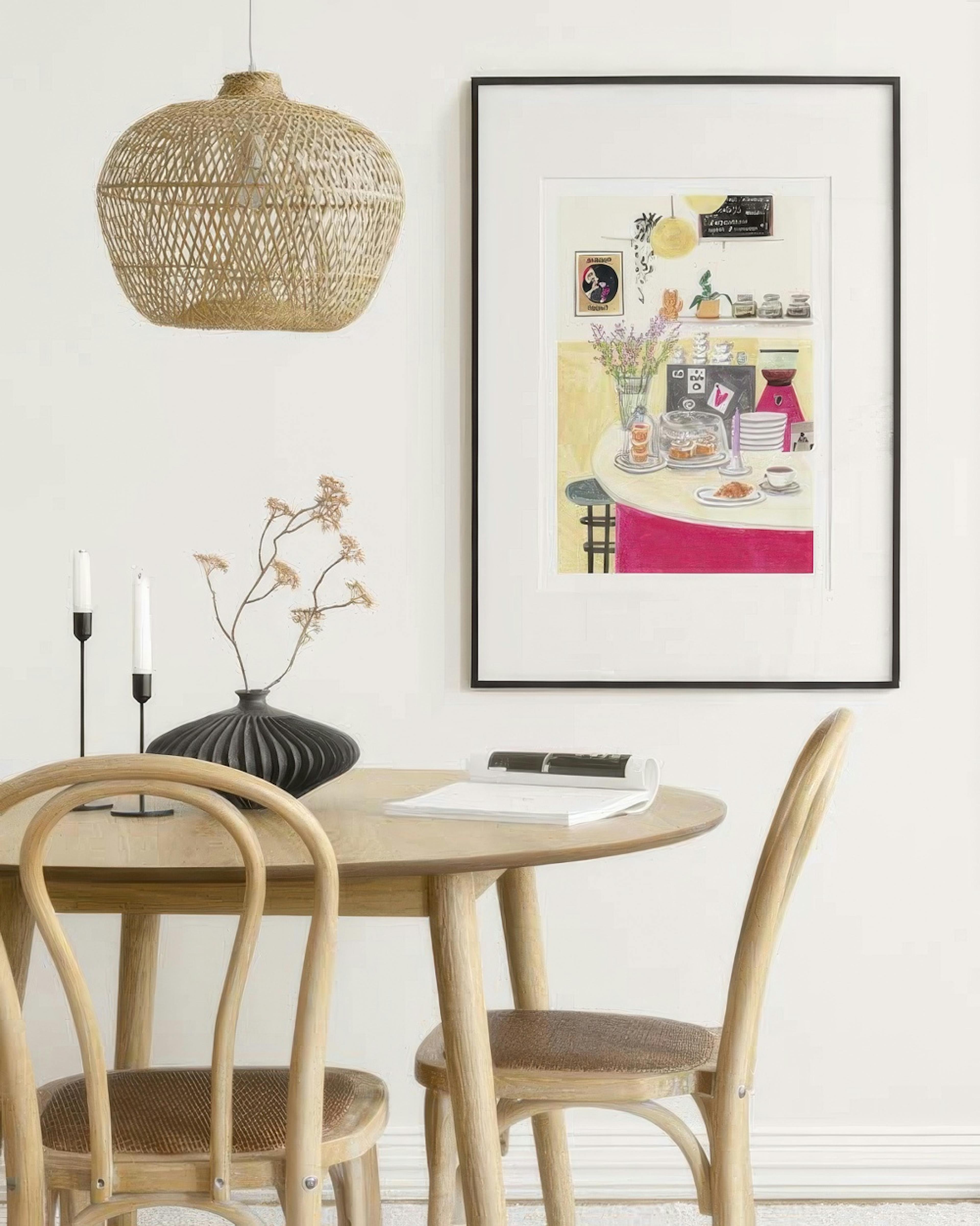 Laura Page - Swedish Café Plakat
