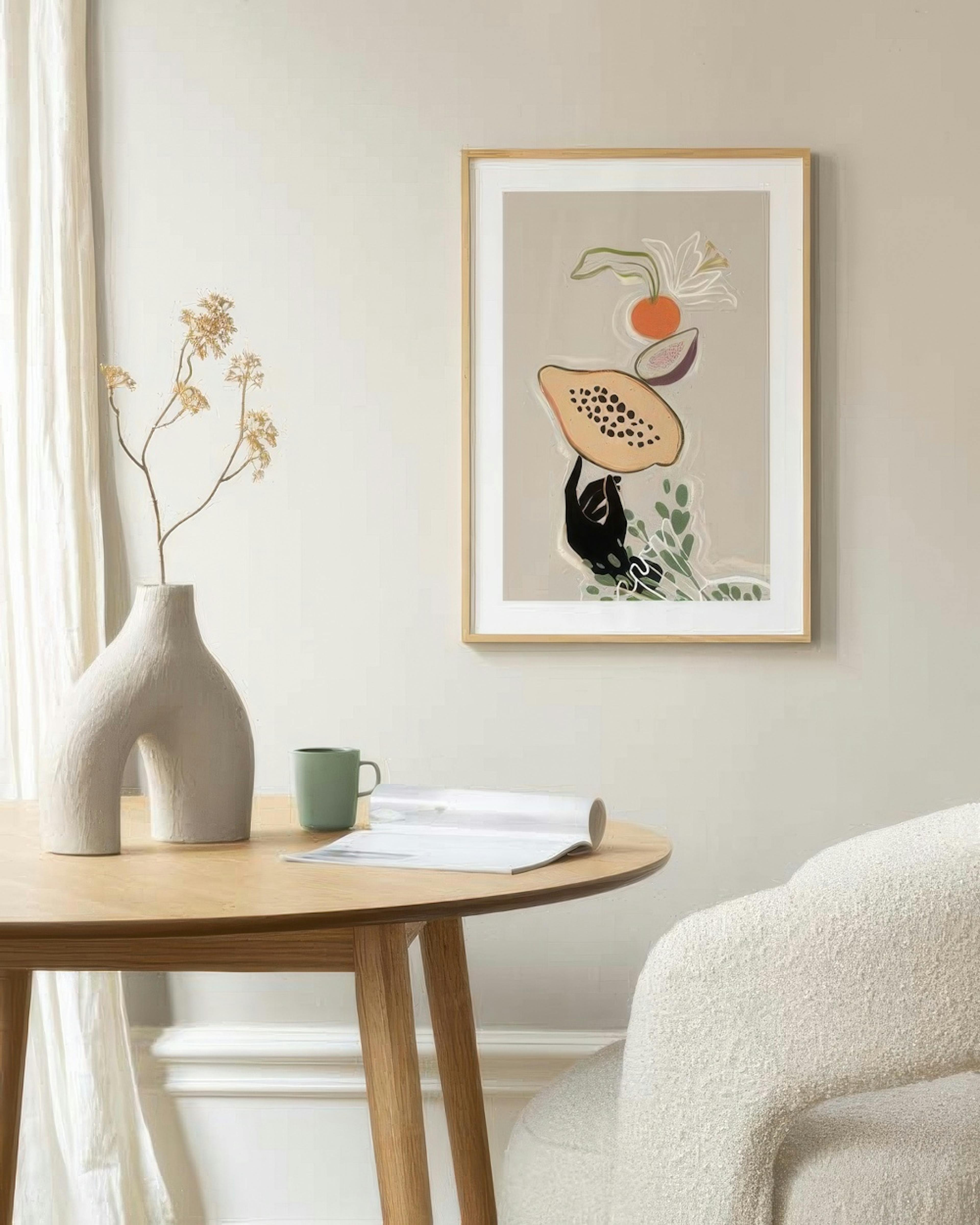 Arty Guava - Lay Hoon - Balancing Fruits Print