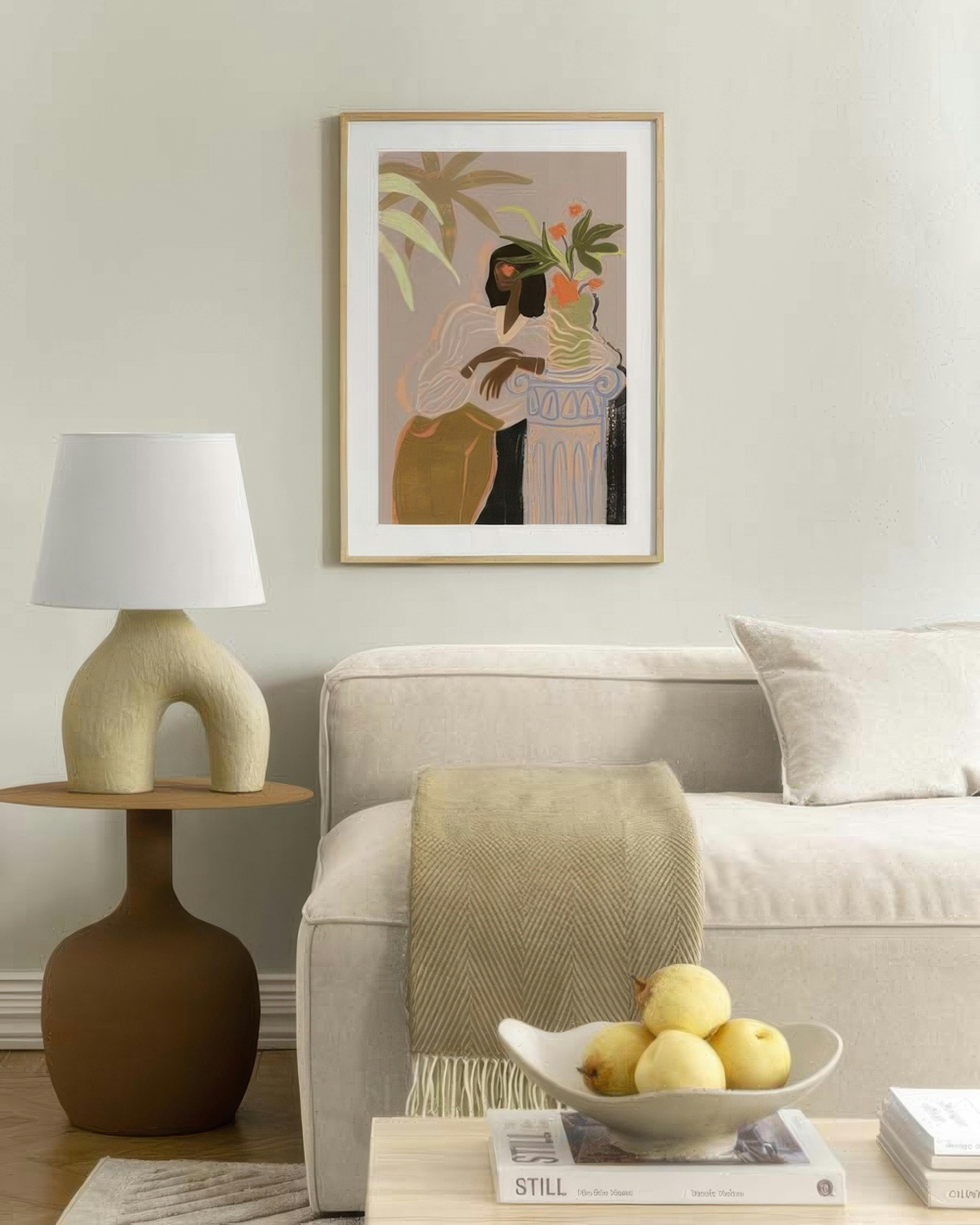 Arty Guava - Lay Hoon - Woman Waiting Print