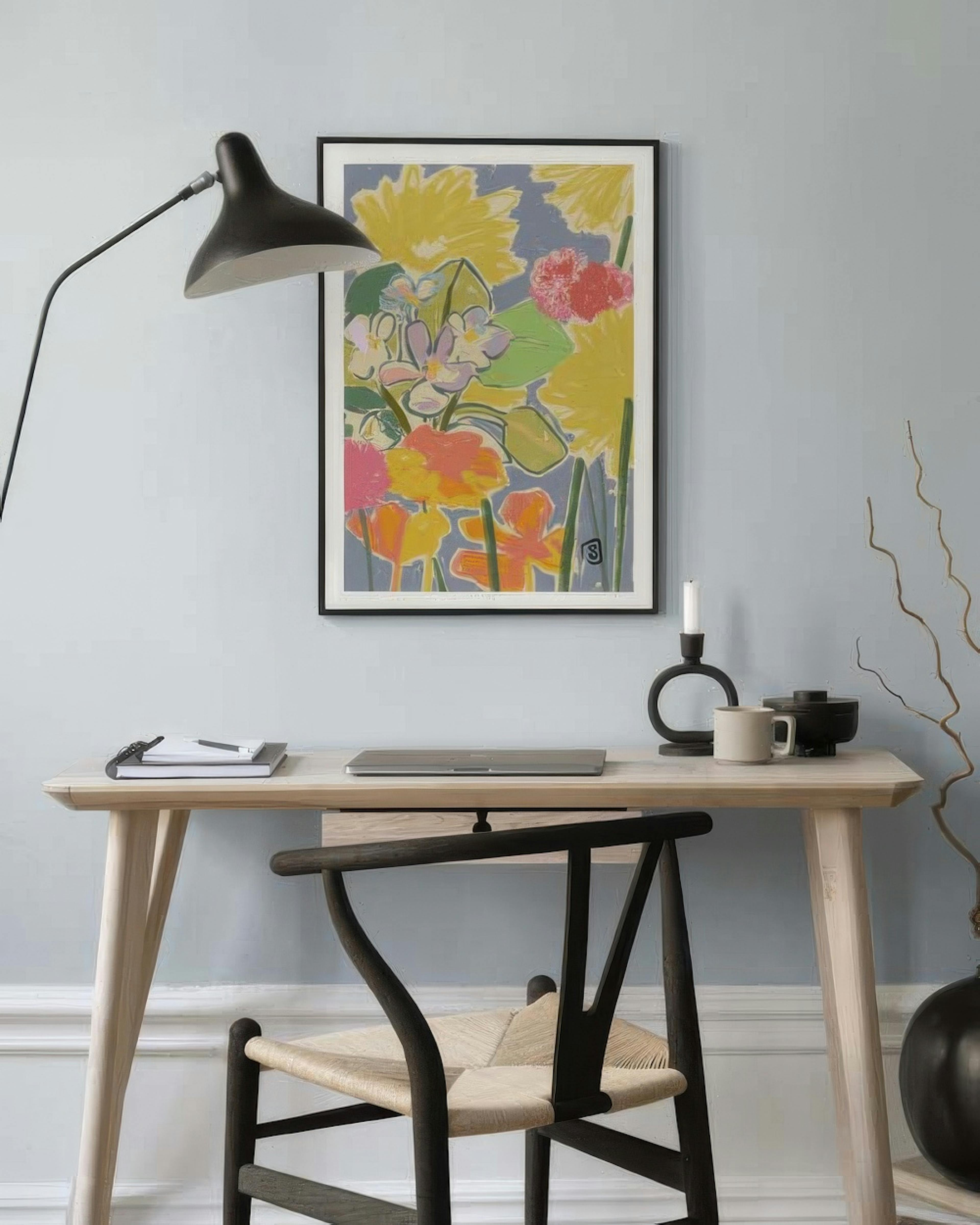 Sandra Poliakov - Morning Garden Print
