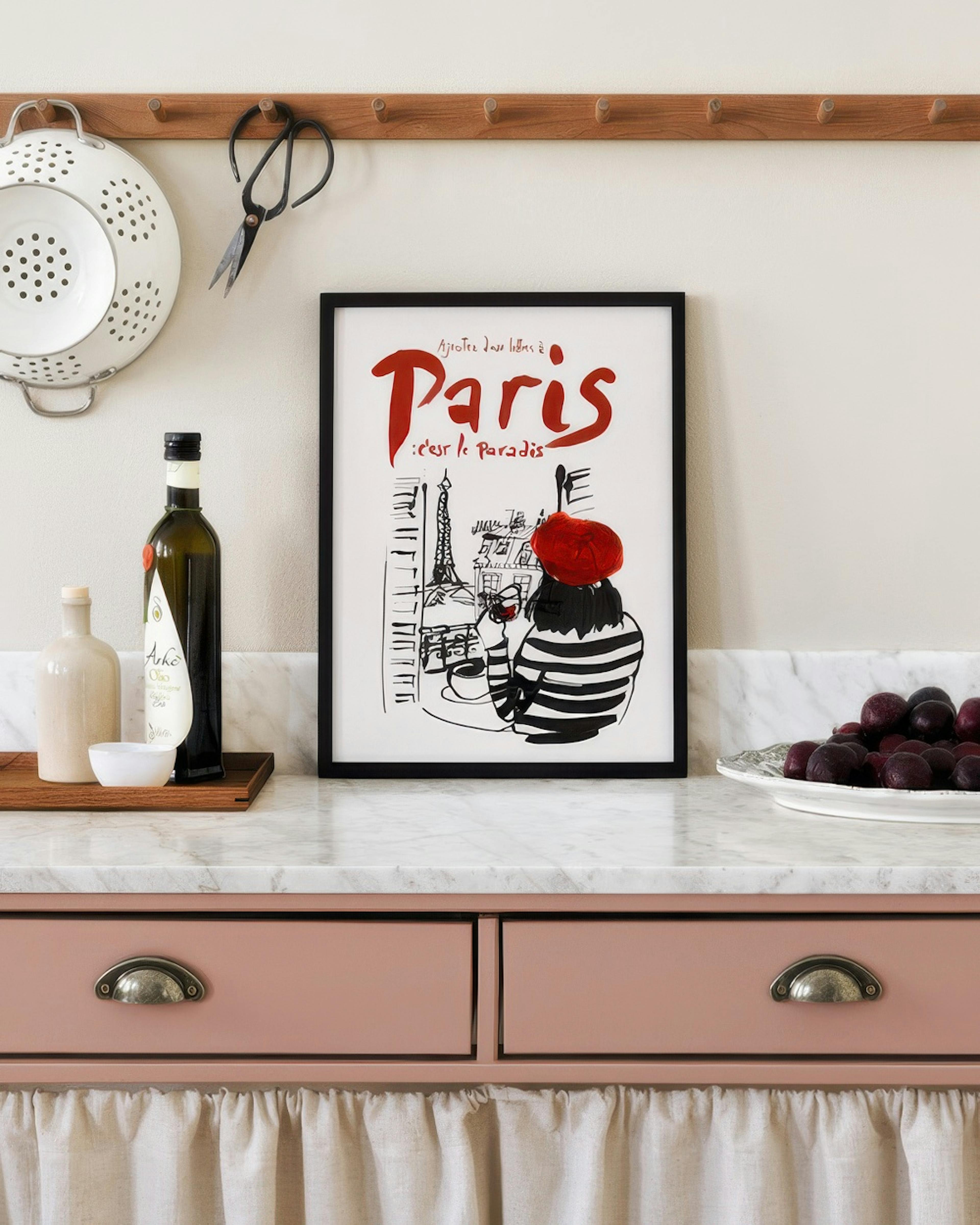 Sissan Richard - Paris, le Paradis Print