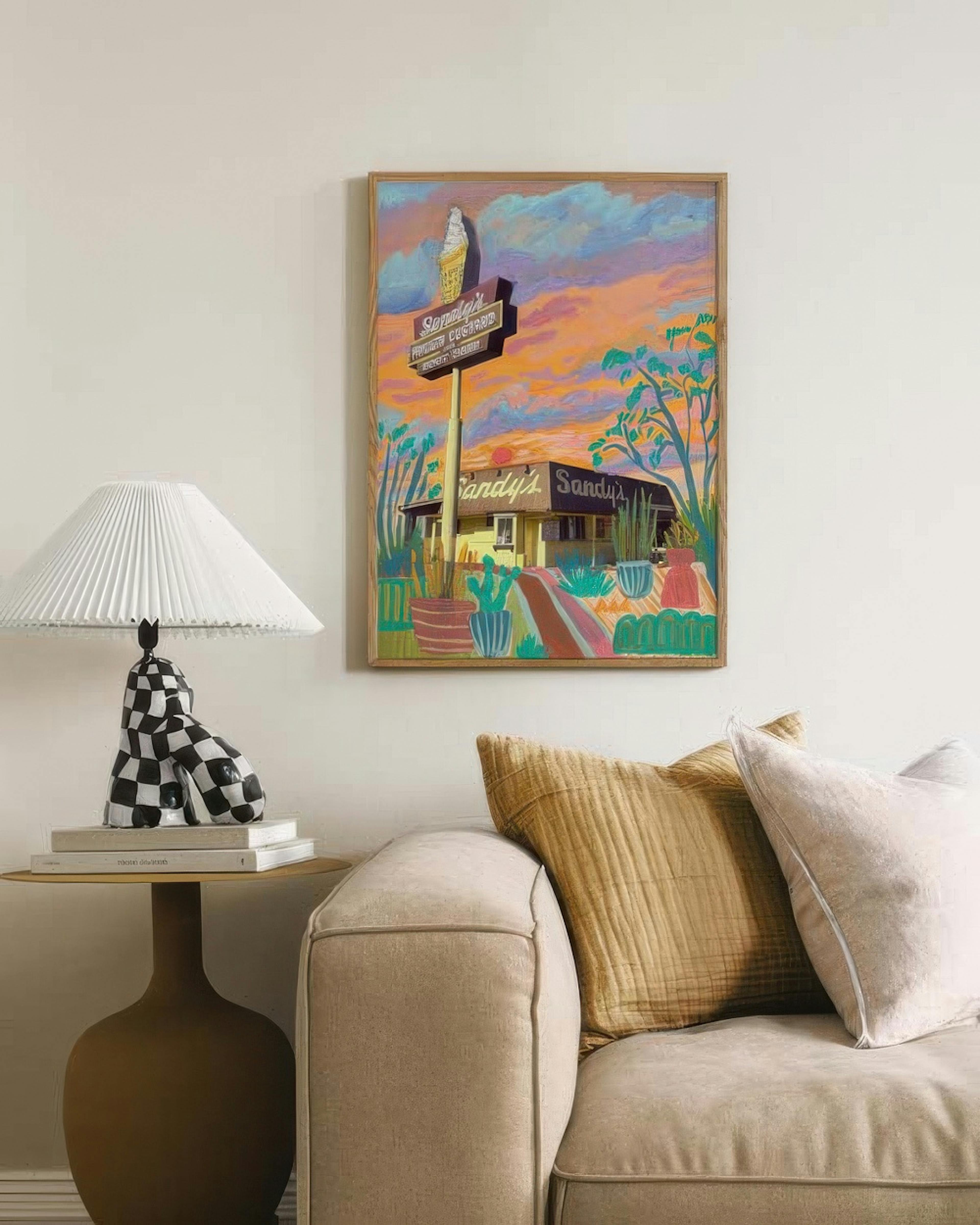 Eleanor Baker - Sandy’s in Austin Print