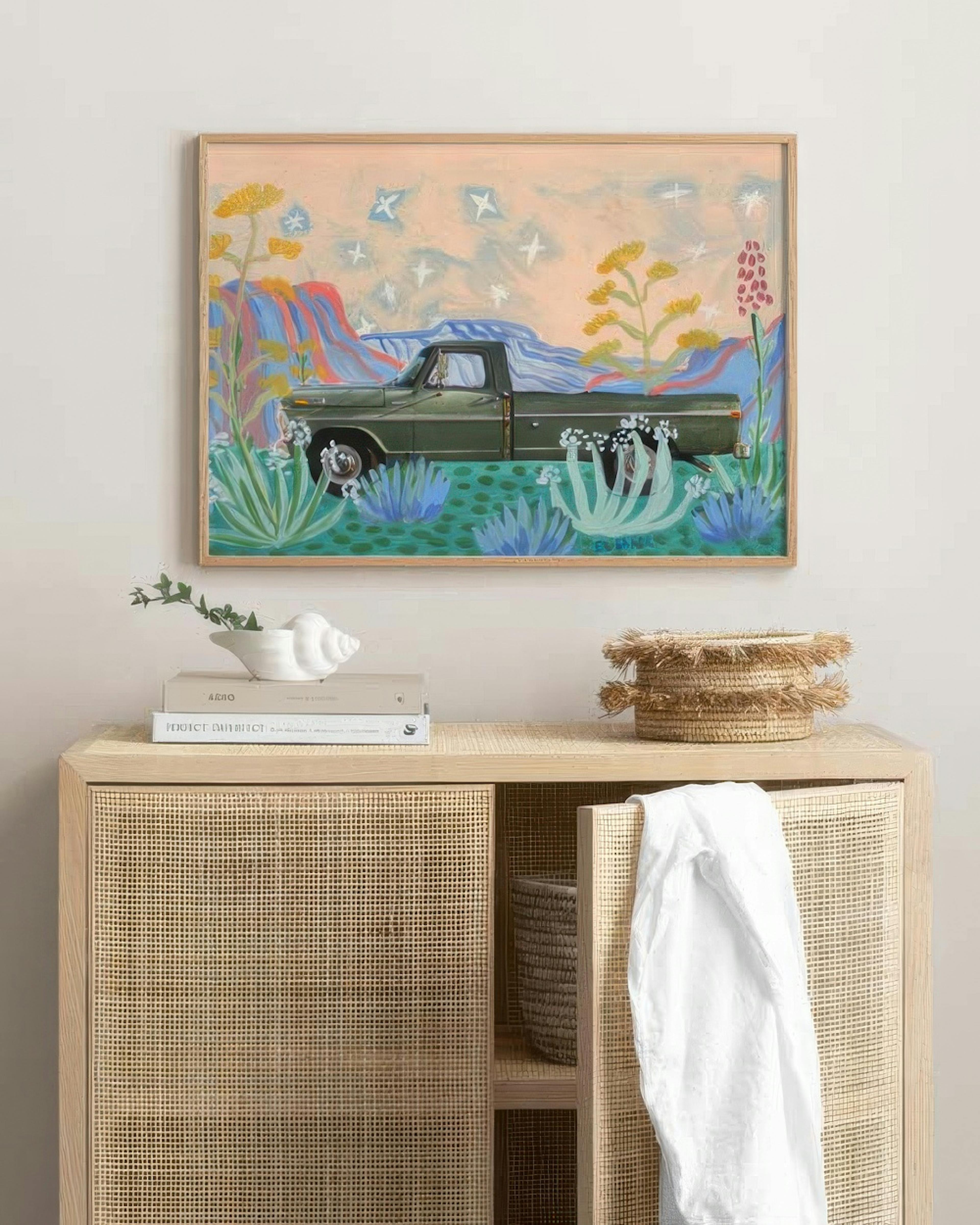 Eleanor Baker - West Texas Truck Plakat