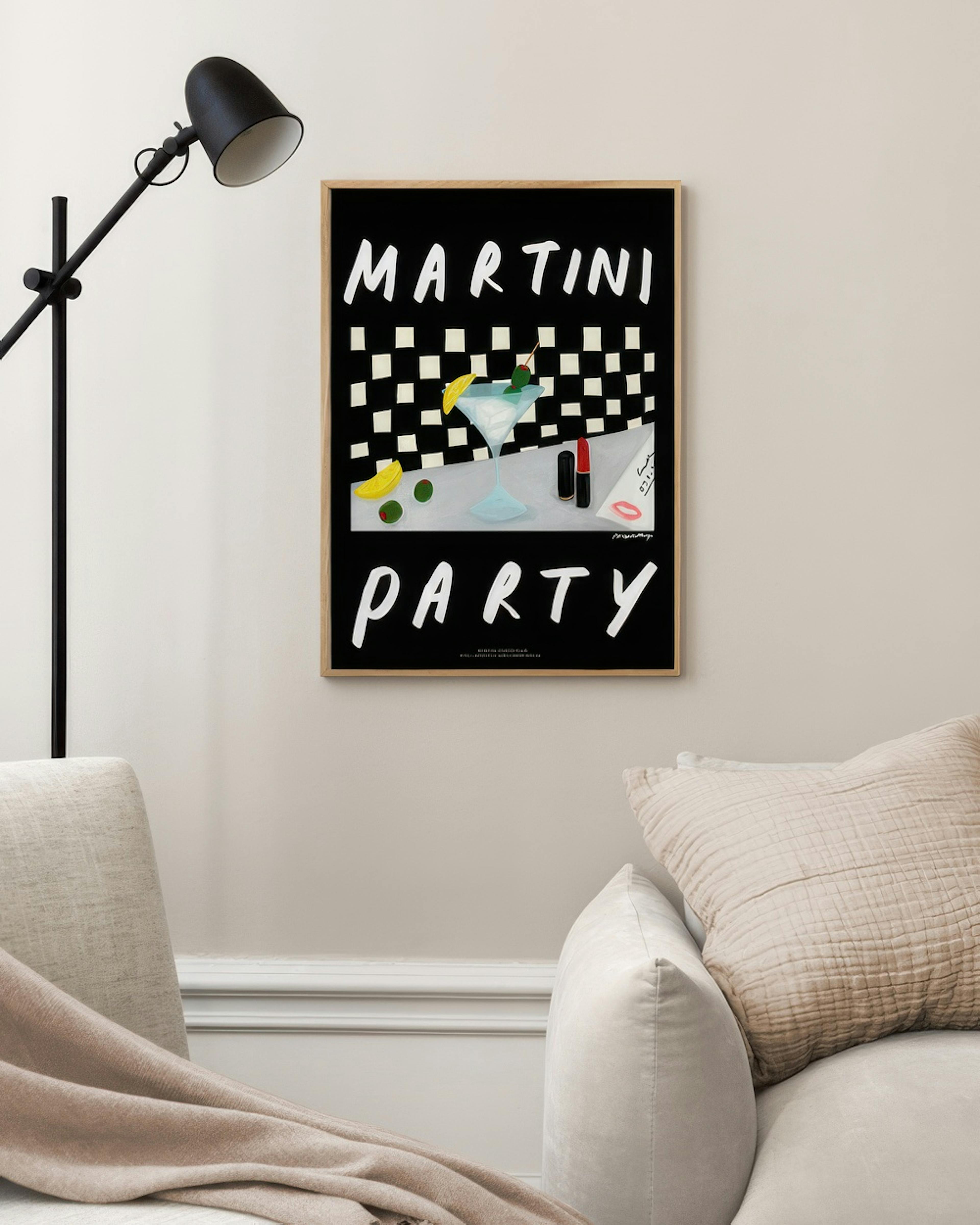 Nephthys Foster - Martini Party Poster