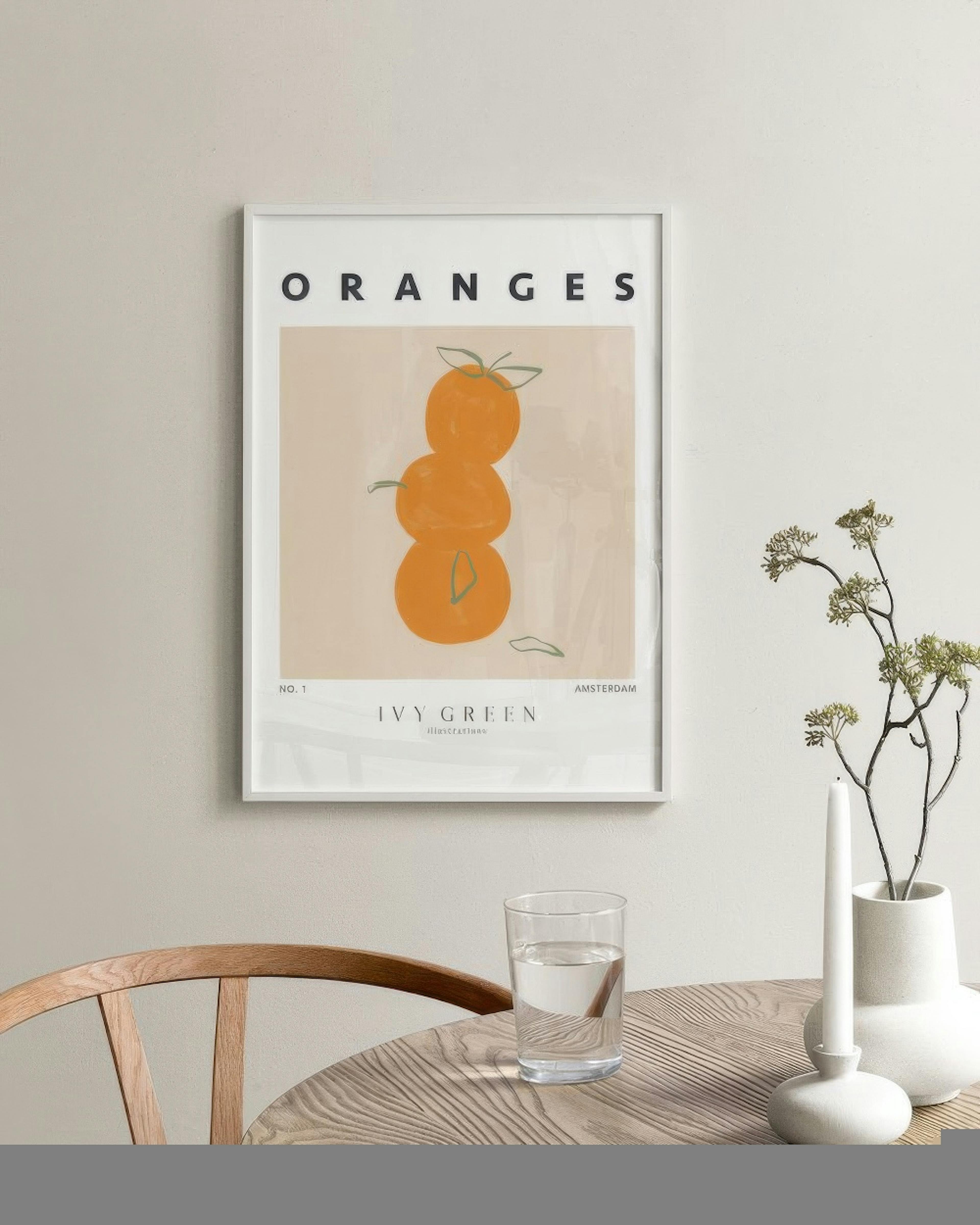 Ivy Green - Oranges Print